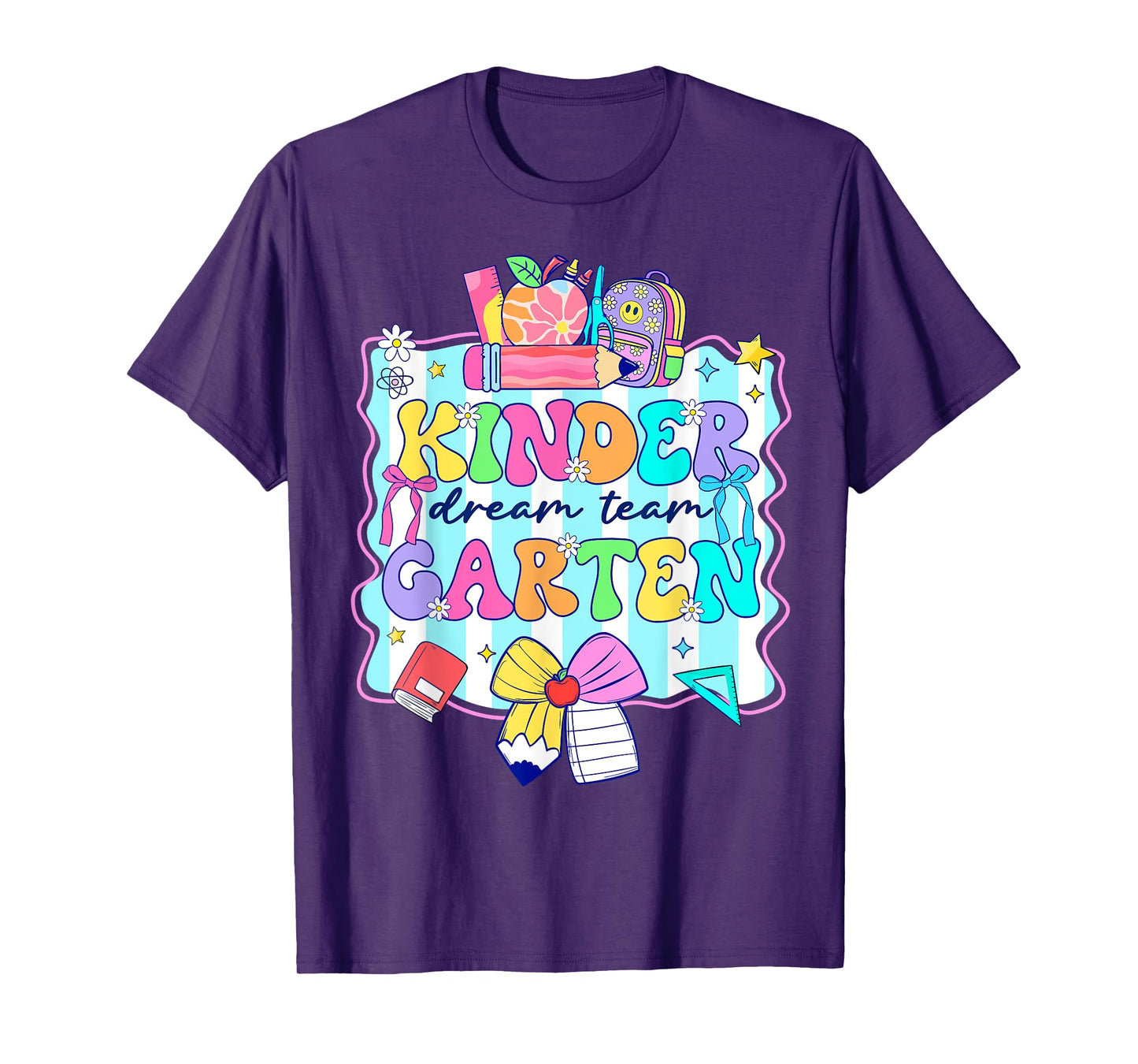 Groovy Kindergarten For Girls Boys Teacher Pre-K Preschool T-Shirt