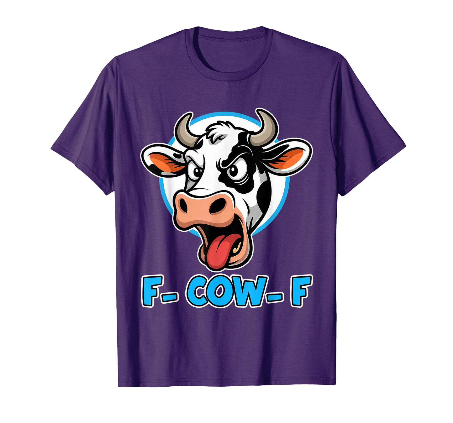 Cow F-Cow-F Funny F-Caw-F Dairy Cow Adult Humor Meme Men T-Shirt