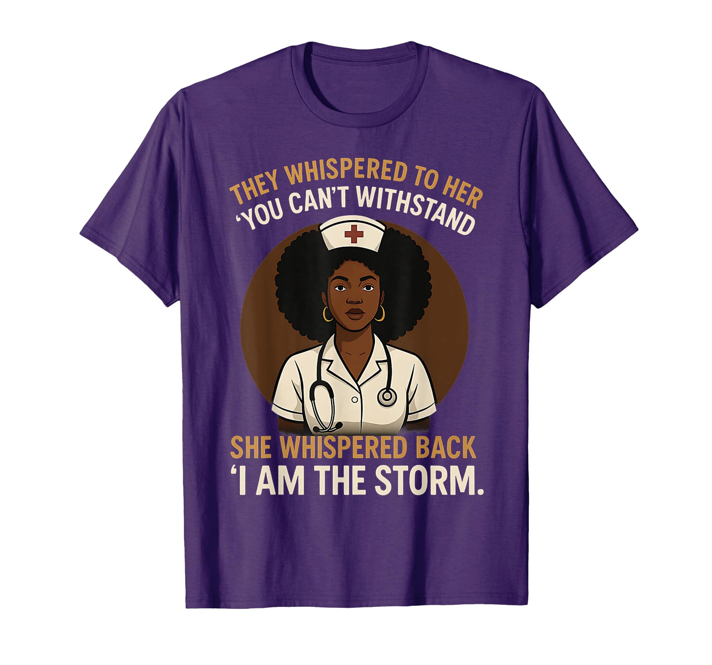 Nurse Nursing Scrub Nurse Juneteenth Black History Month Tee T-Shirt