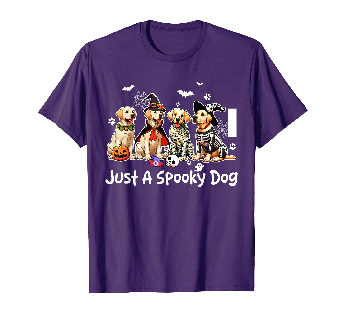Just A Spooky Halloween Dog Labrador Retrievers As Witch T-Shirt