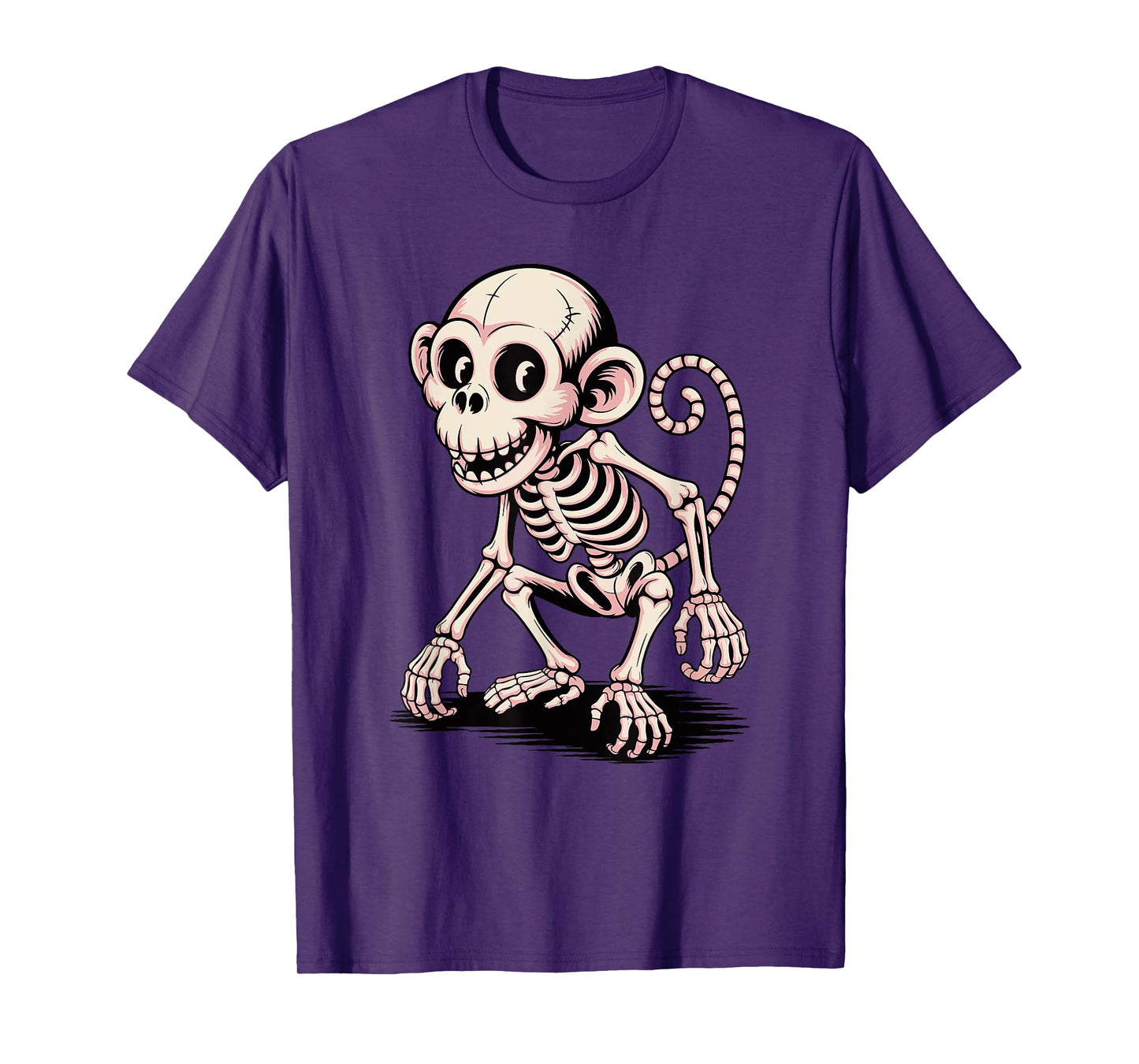 Halloween Monkey Skeleton Spooky Monkeys T-Shirt
