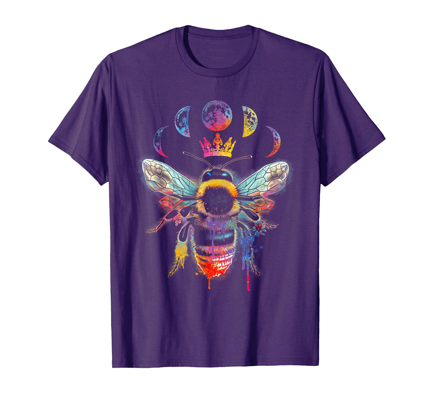 Beekeeping Animal Queen-Bee Nature Insect Bee Tie Dye T-Shirt
