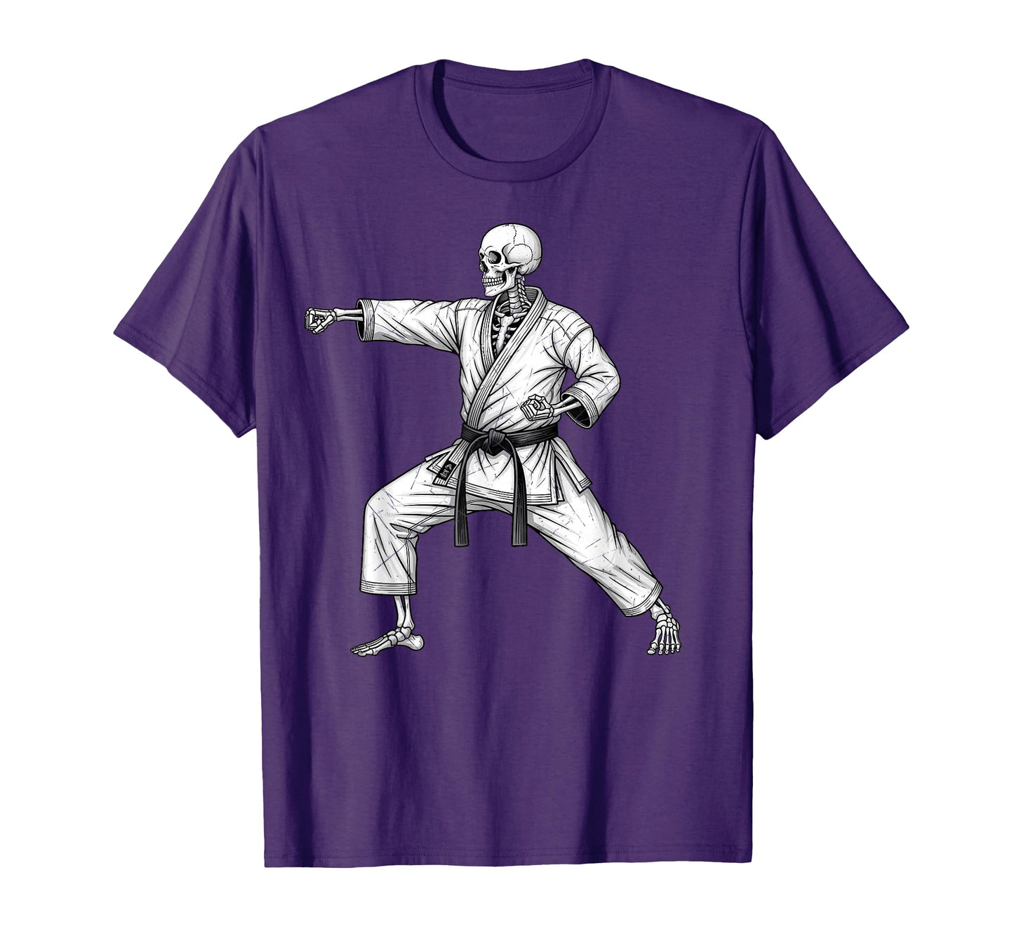 Traditional Martial Arts Karate Shotokan Taekwondo Skeleton T-Shirt