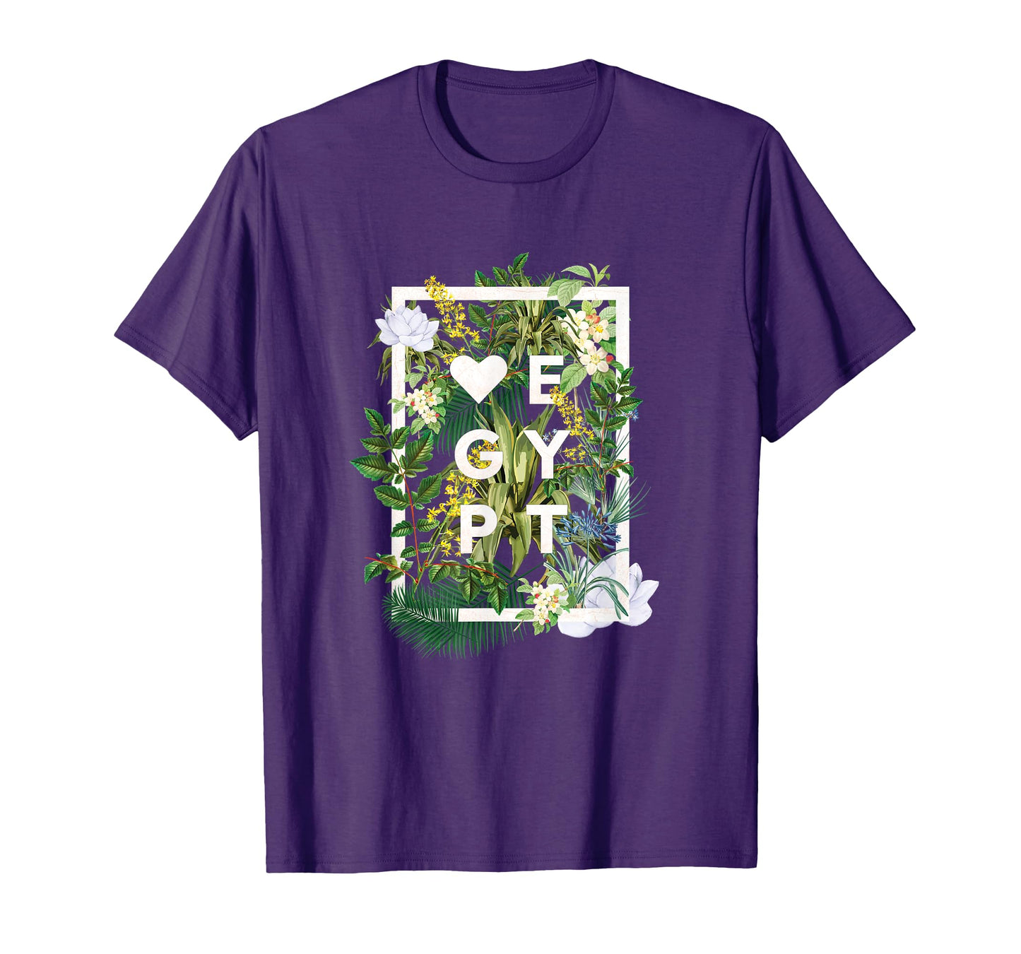 Flowers of Egypt Word Art - Egyptian Pride T-Shirt