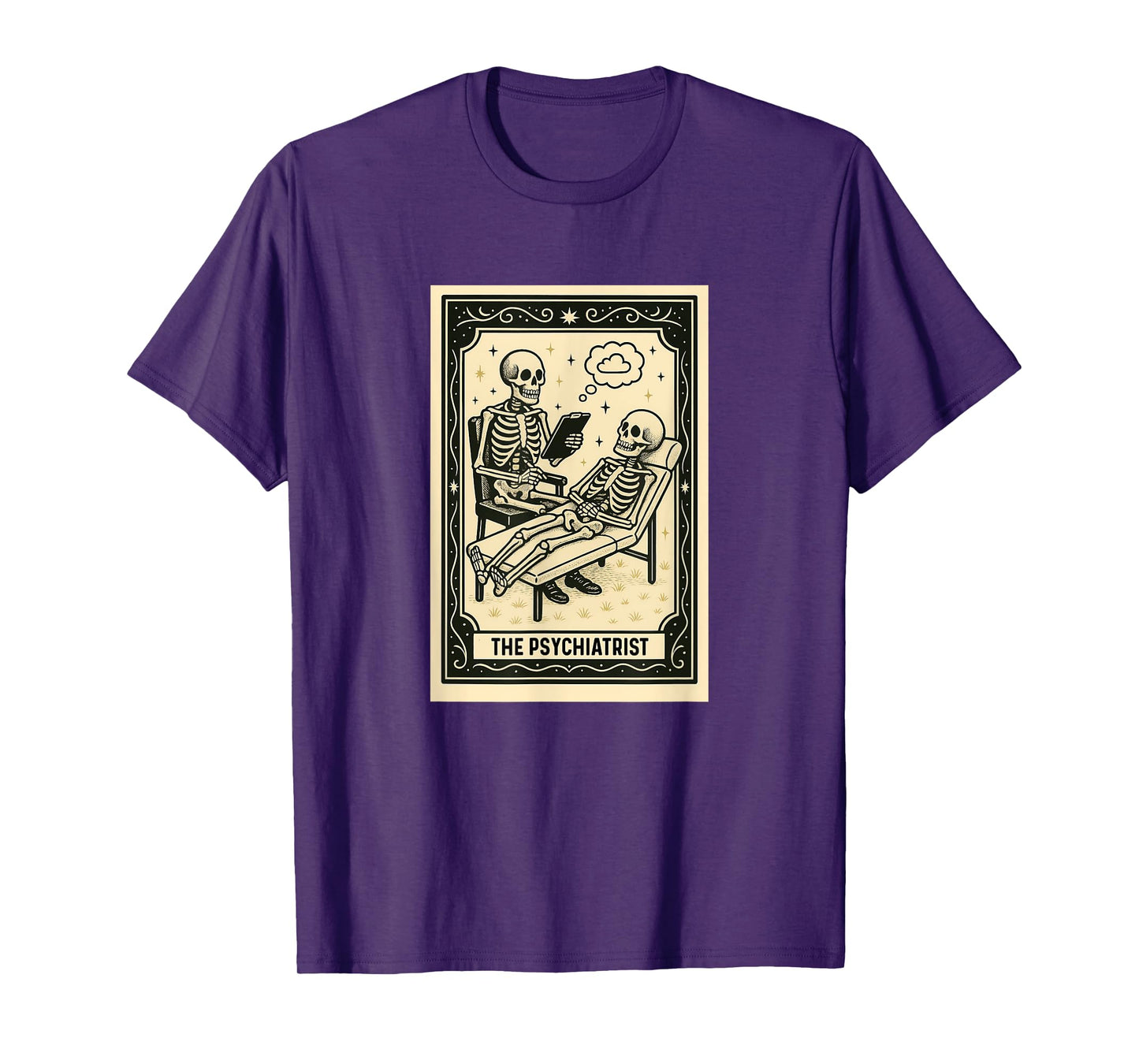 Psychiatrist Tarot Card - Halloween Spooky Gothic Psychiatry T-Shirt