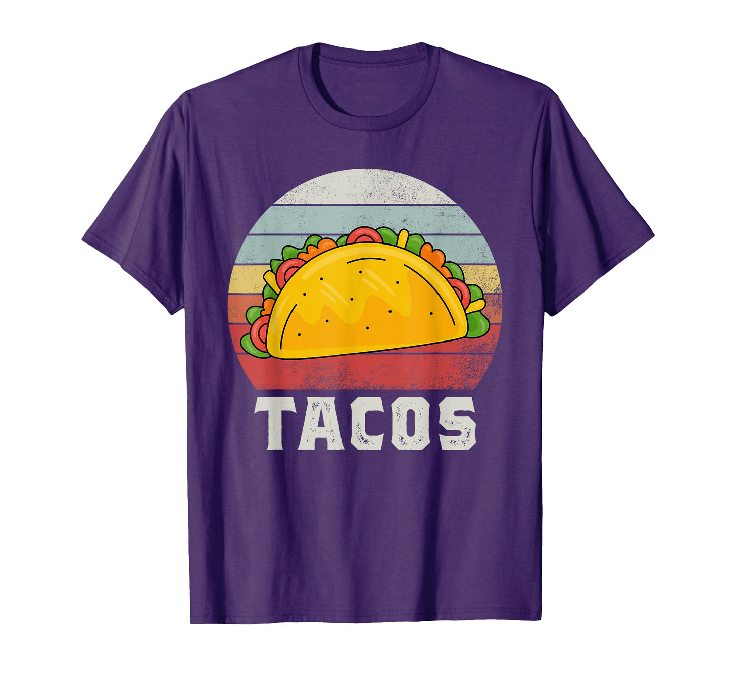 Tacos Retro Funny Mexican Food Humor Street Taco T-Shirt