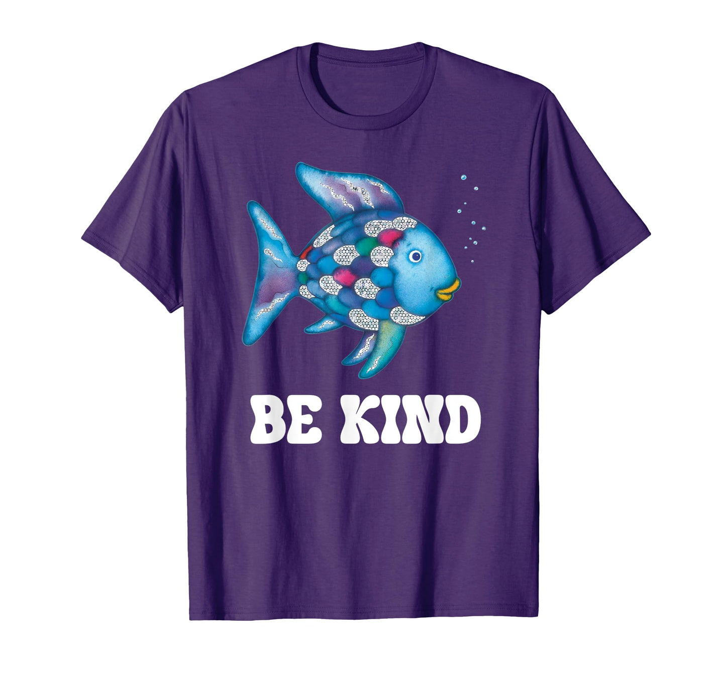 Be Kind Rainbow Fish Teacher Life Teaching Back To School T-Shirt