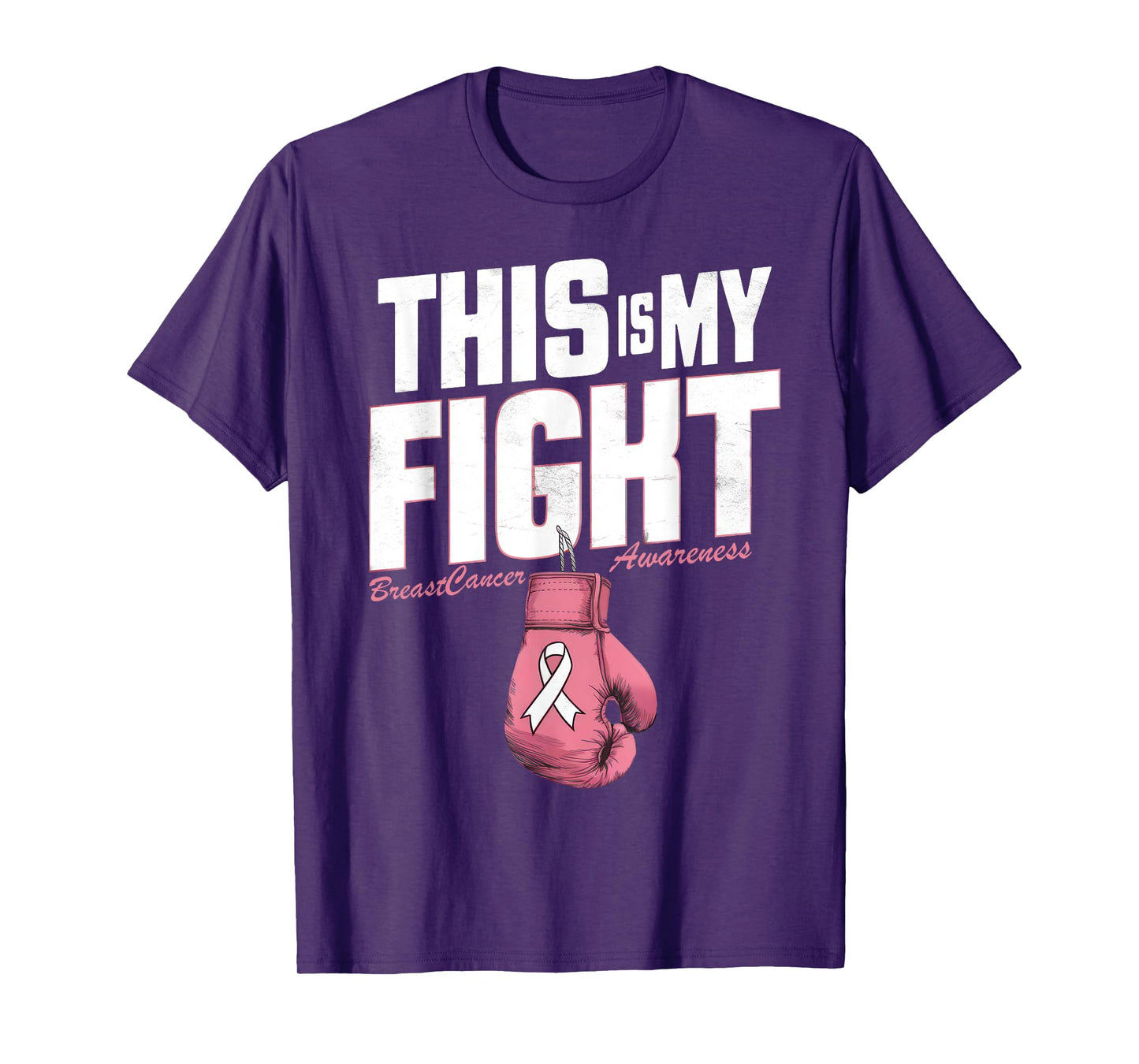 This Is My Fight Breast Cancer Awareness boxing glove Woman T-Shirt