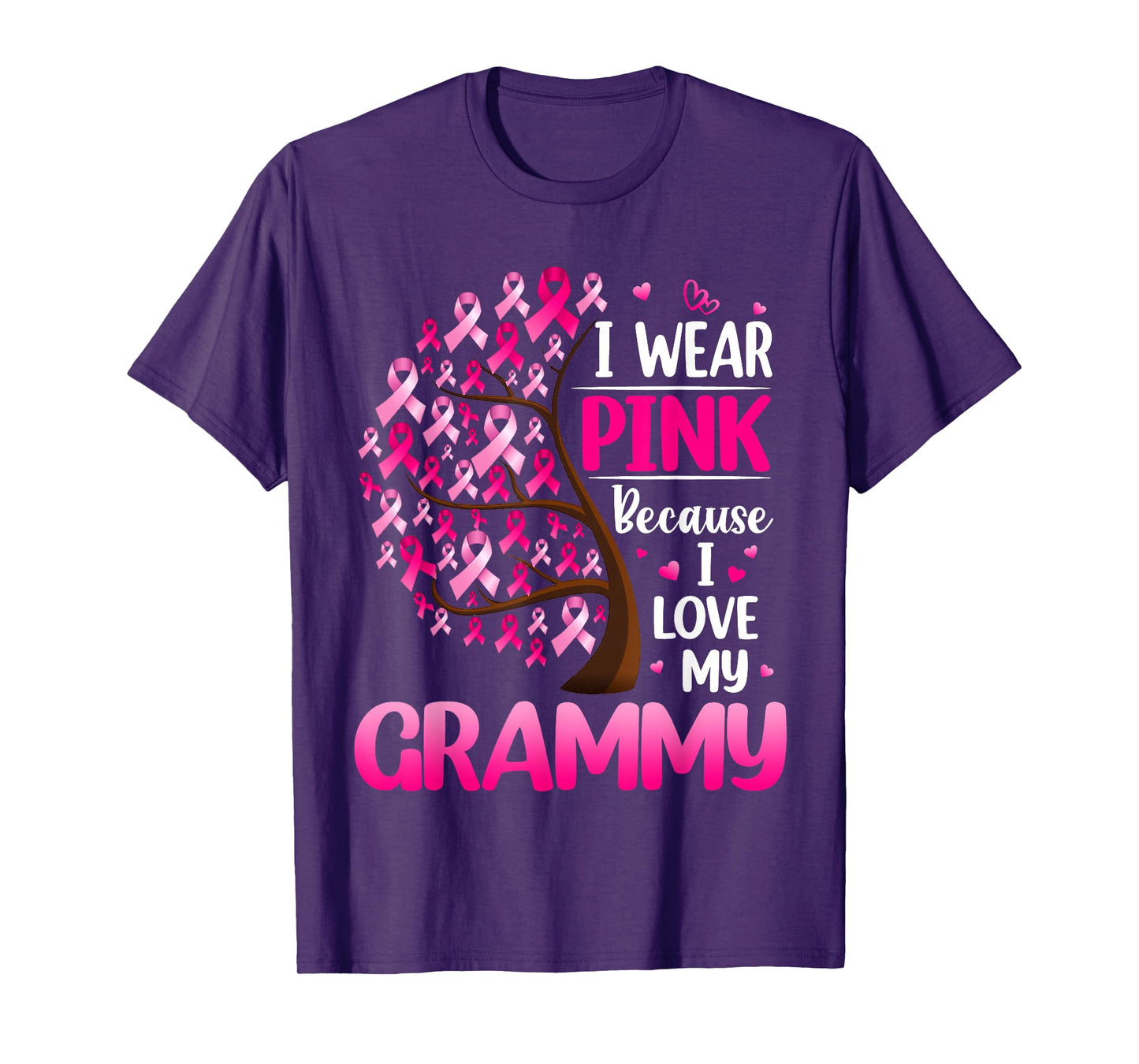 I Wear Pink For My Grammy Breast Cancer Awareness T-Shirt