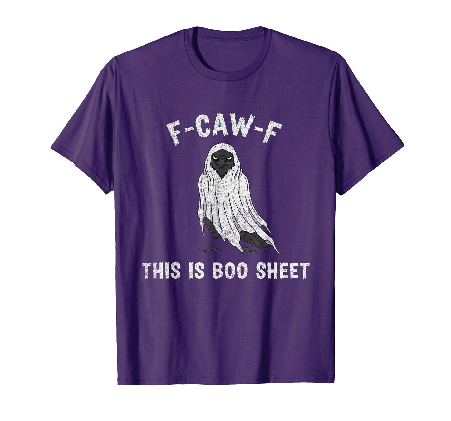 F-Caw-F This is Boo Sheet Ghost Halloween Costume Funny T-Shirt