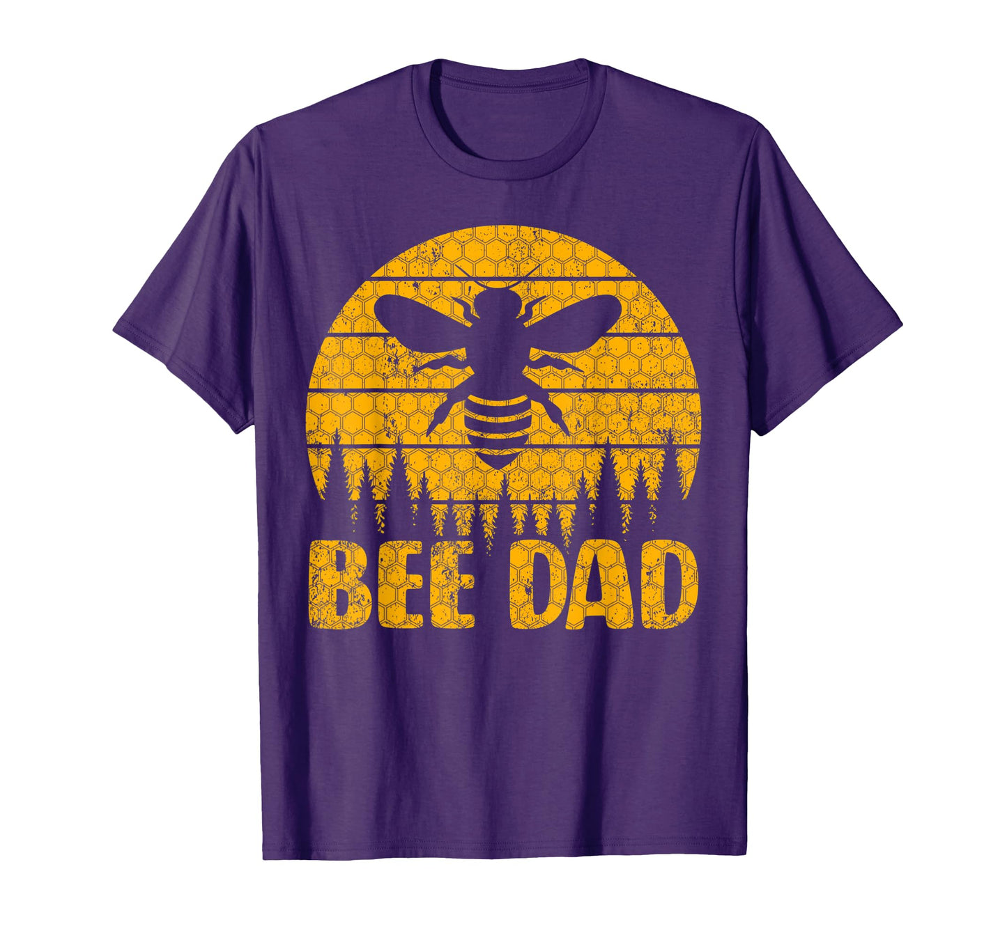 Mens Bee Vintage Beekeeper Keeping Bee Dad Father's Day T-Shirt