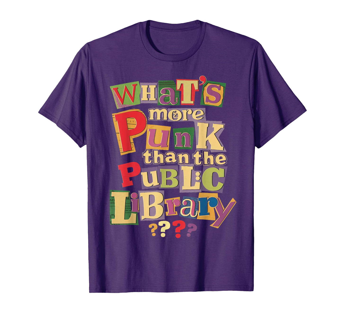 Whats More Punk Than The Public Library T Shirt Book Lover T-Shirt