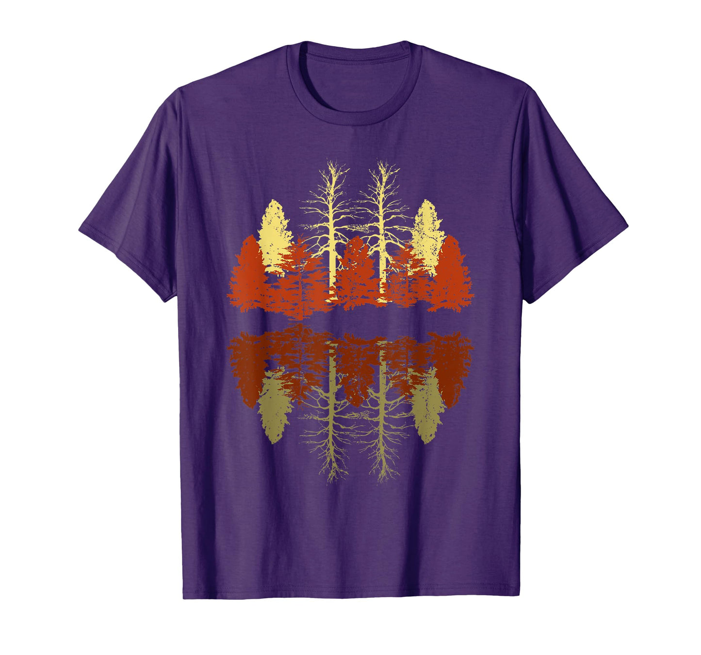 Forest Trees Reflection Outdoors Nature Wildlife Forest T-Shirt
