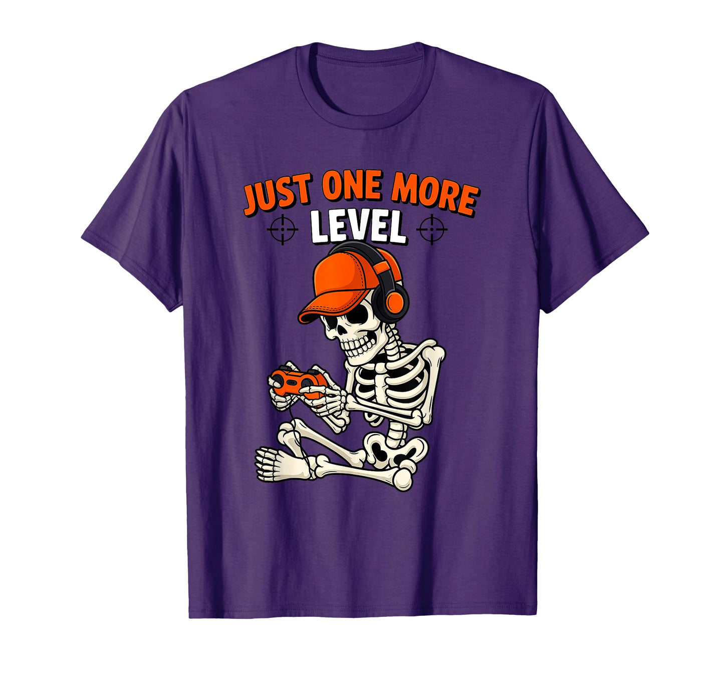Funny Video Game Halloween Skeleton Gamer Costume Men Boys T-Shirt