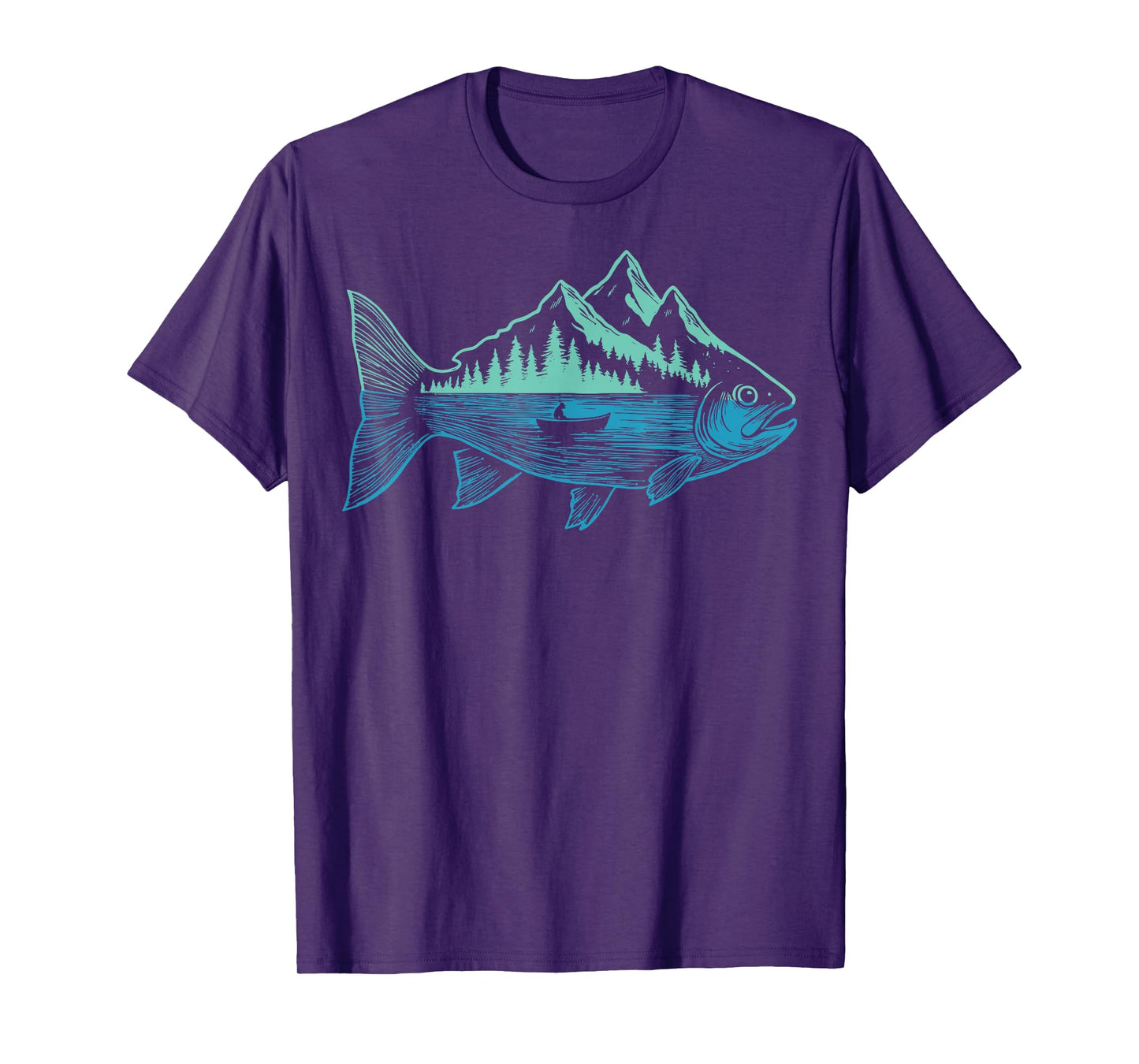 Fish Nature Mountains Wildlife Nature T-Shirt