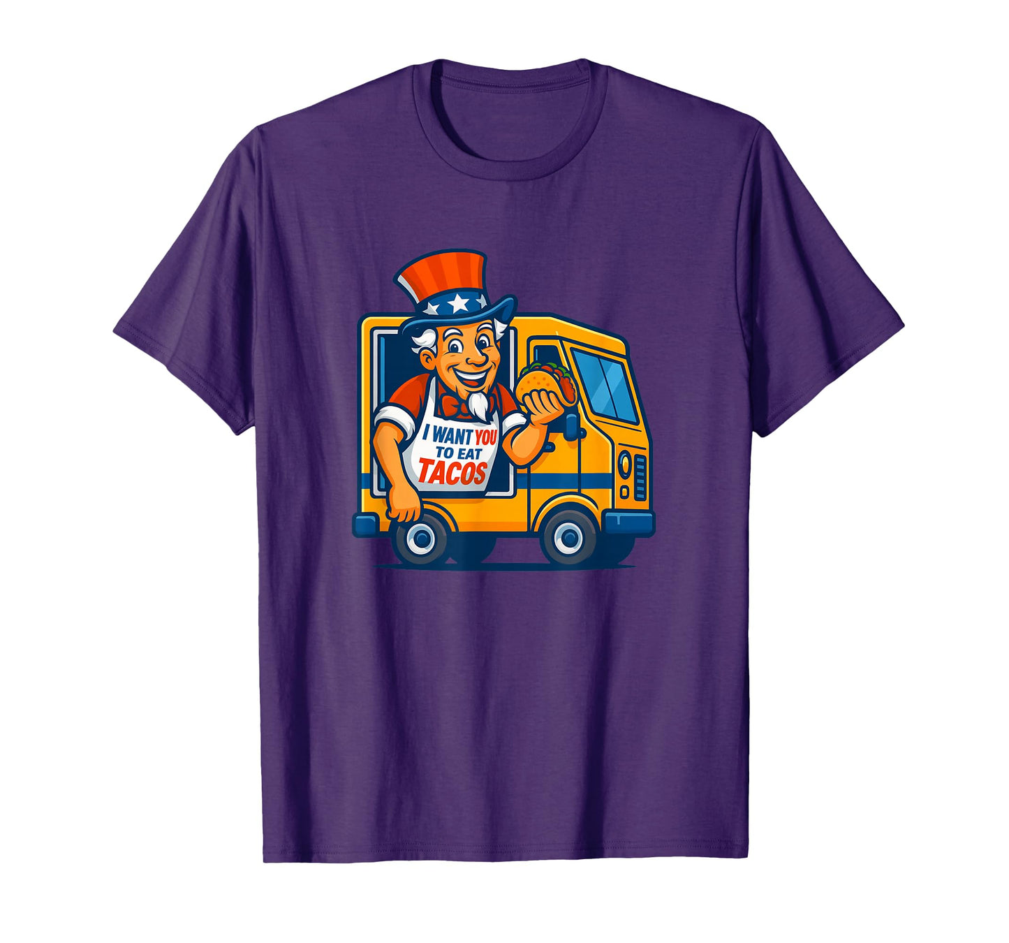 Cool US Taco Truck Costume for Adults and Kids T-Shirt