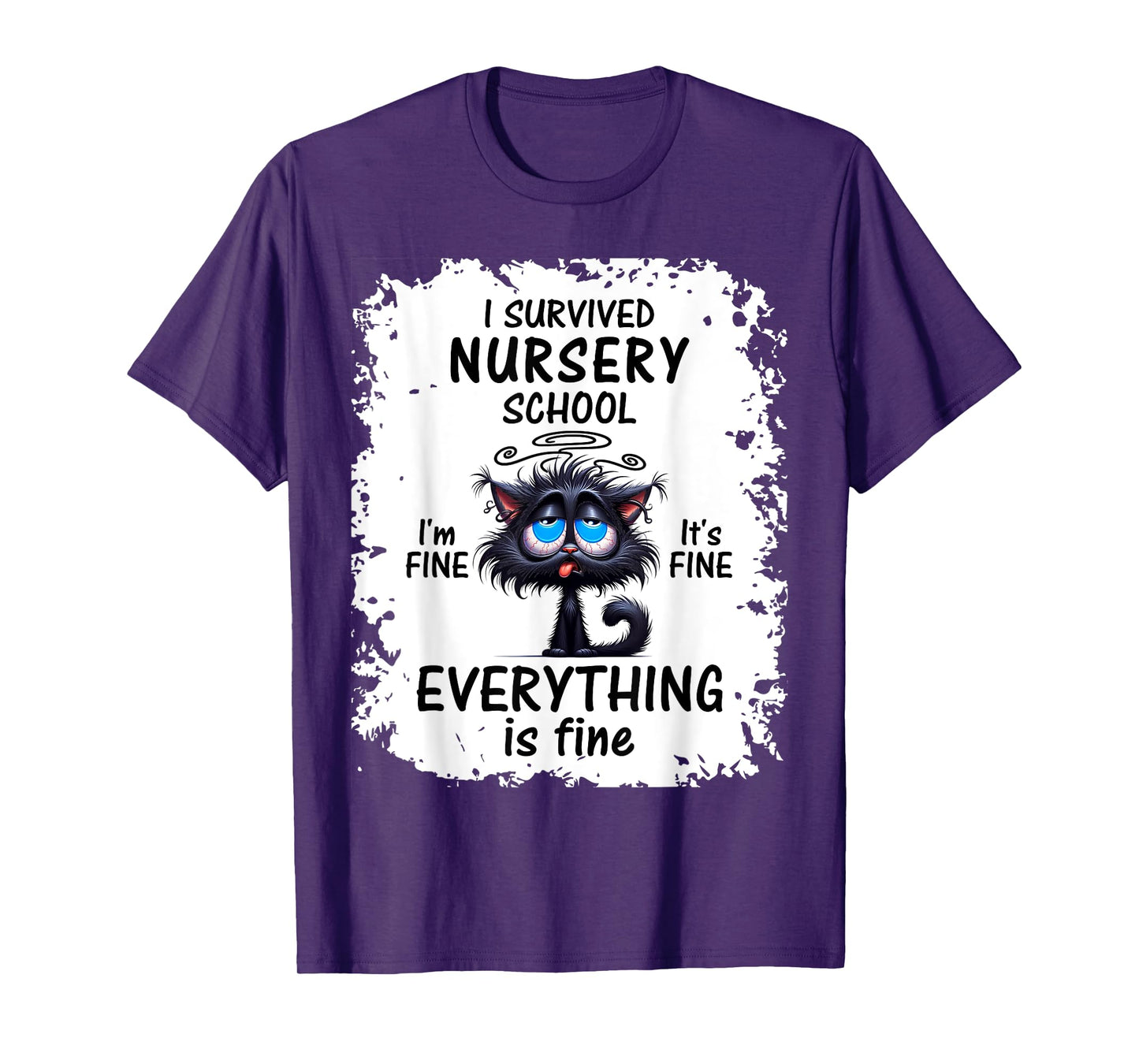 I Survived Nursery School Graduation 2025 T-Shirt