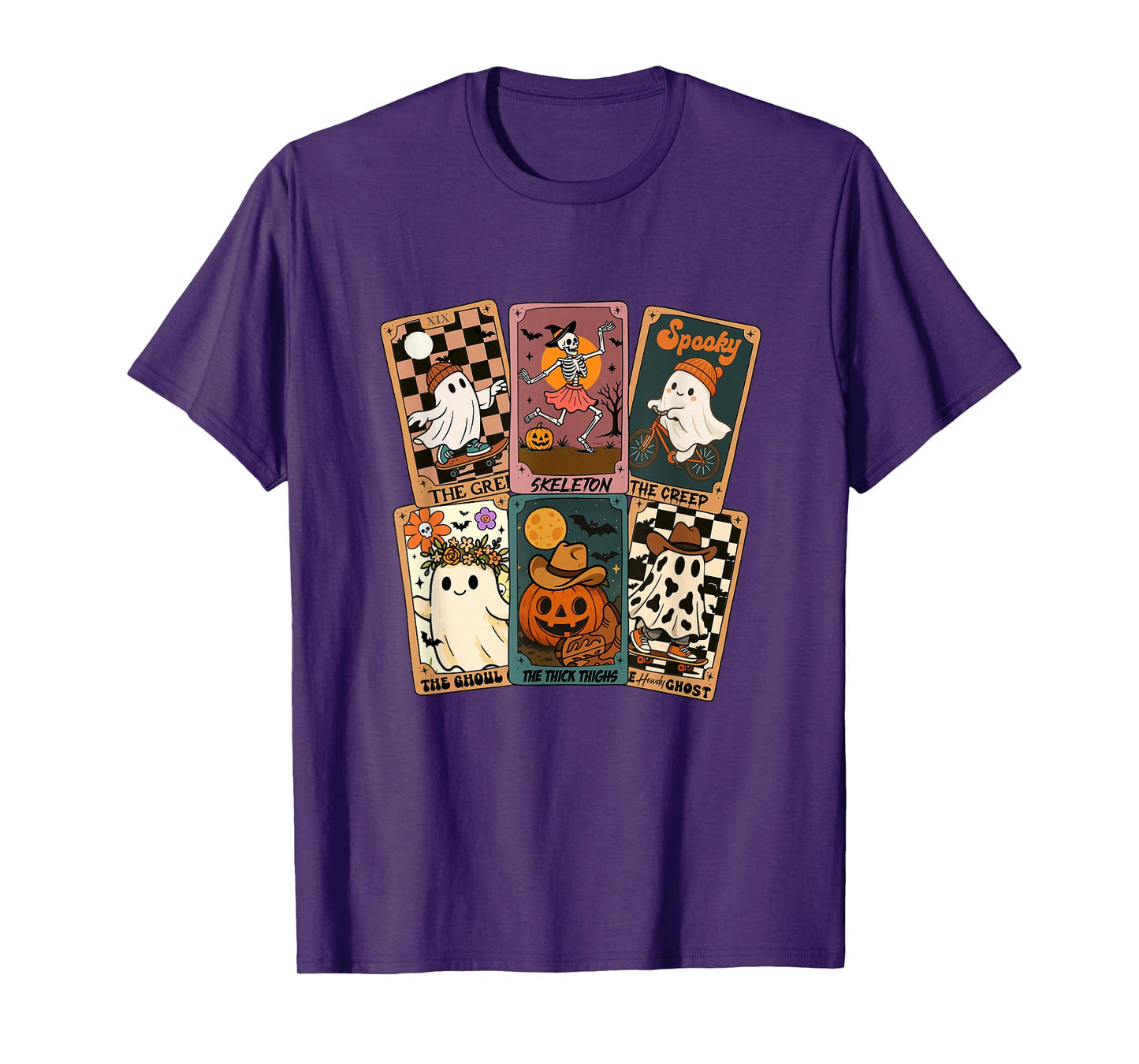 Tarot Card Collection Boo Activities Costume Halloween T-Shirt