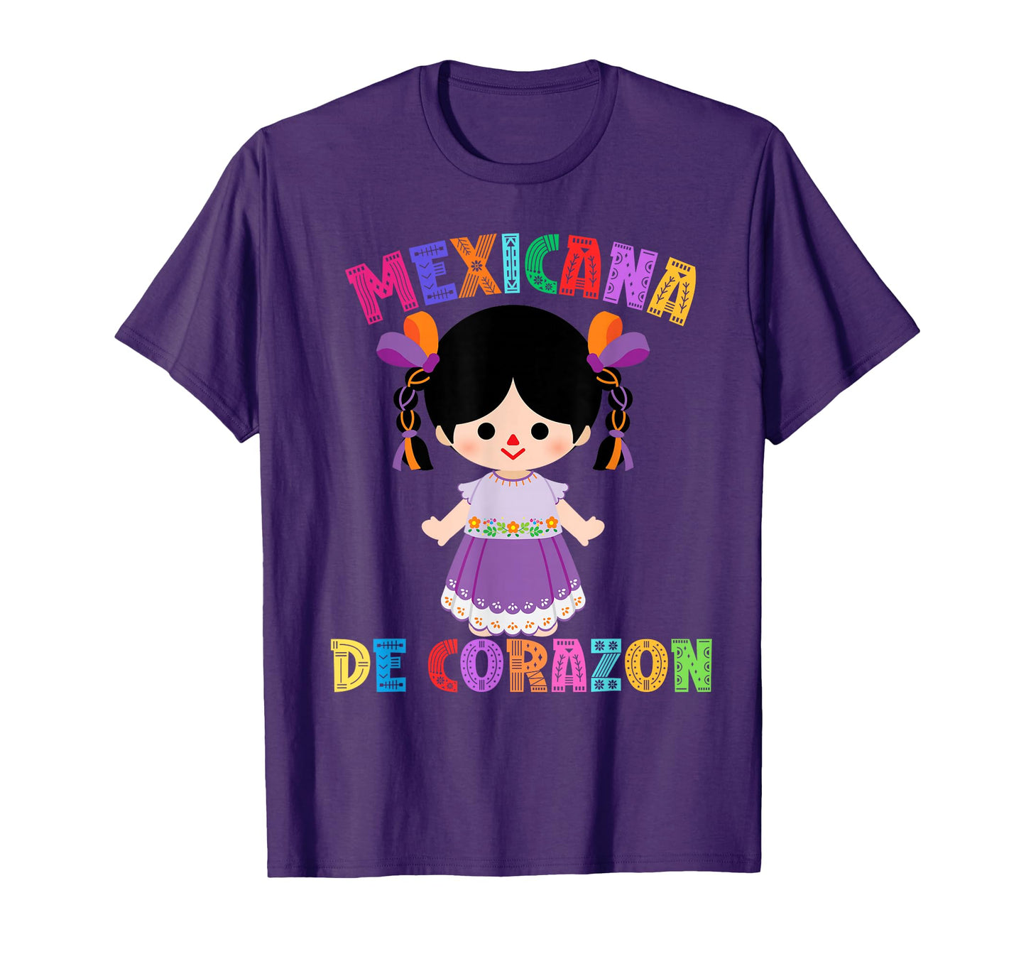 Mexican Doll, Maria. Mexican Mazahua Arte Huichol, Lele T-Shirt