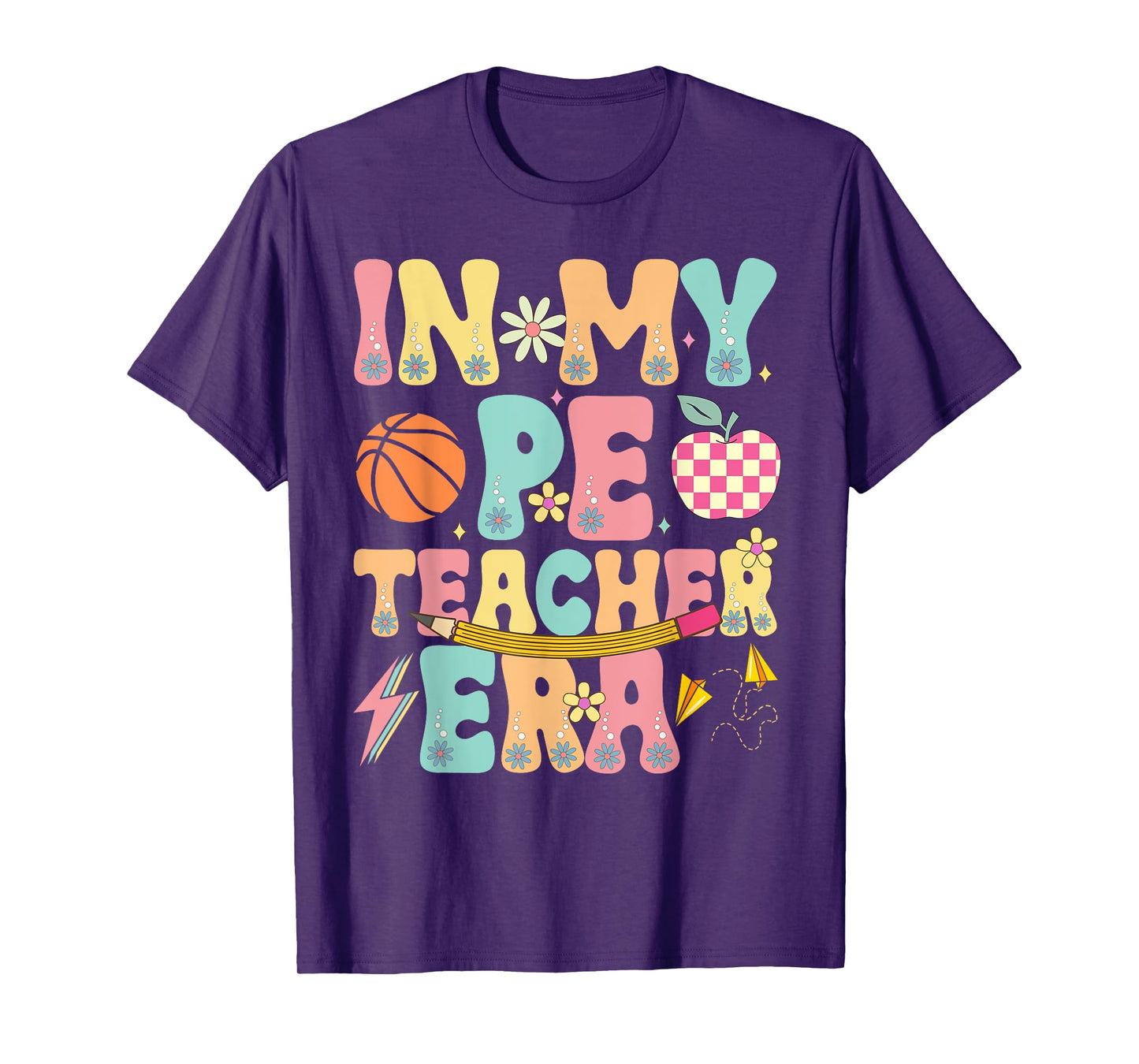 In My PE Teacher Era Physical Education Back To School T-Shirt