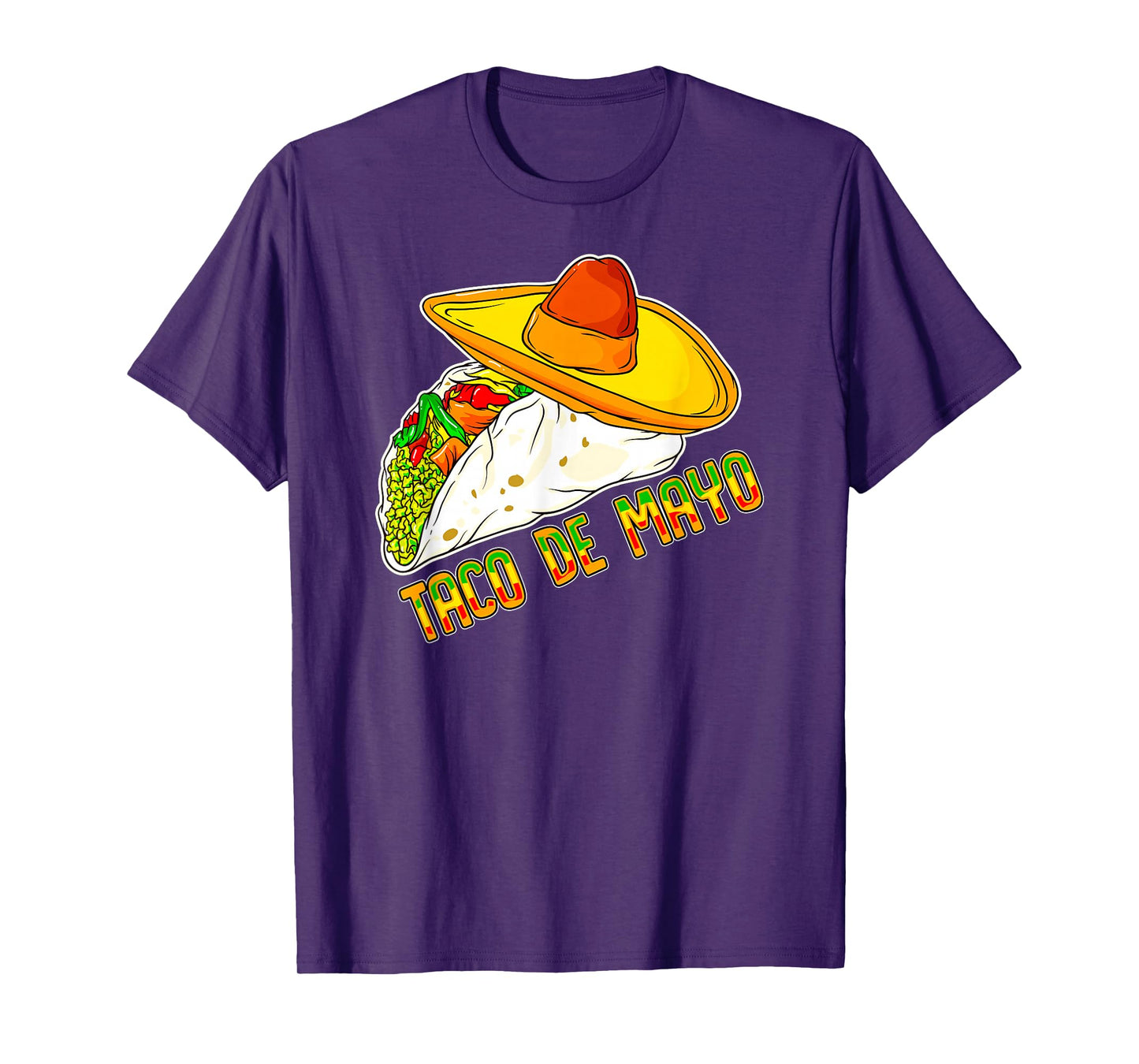 Funny Cinco De Mayo Celebration Taco De Mayo Sombrero T-Shirt