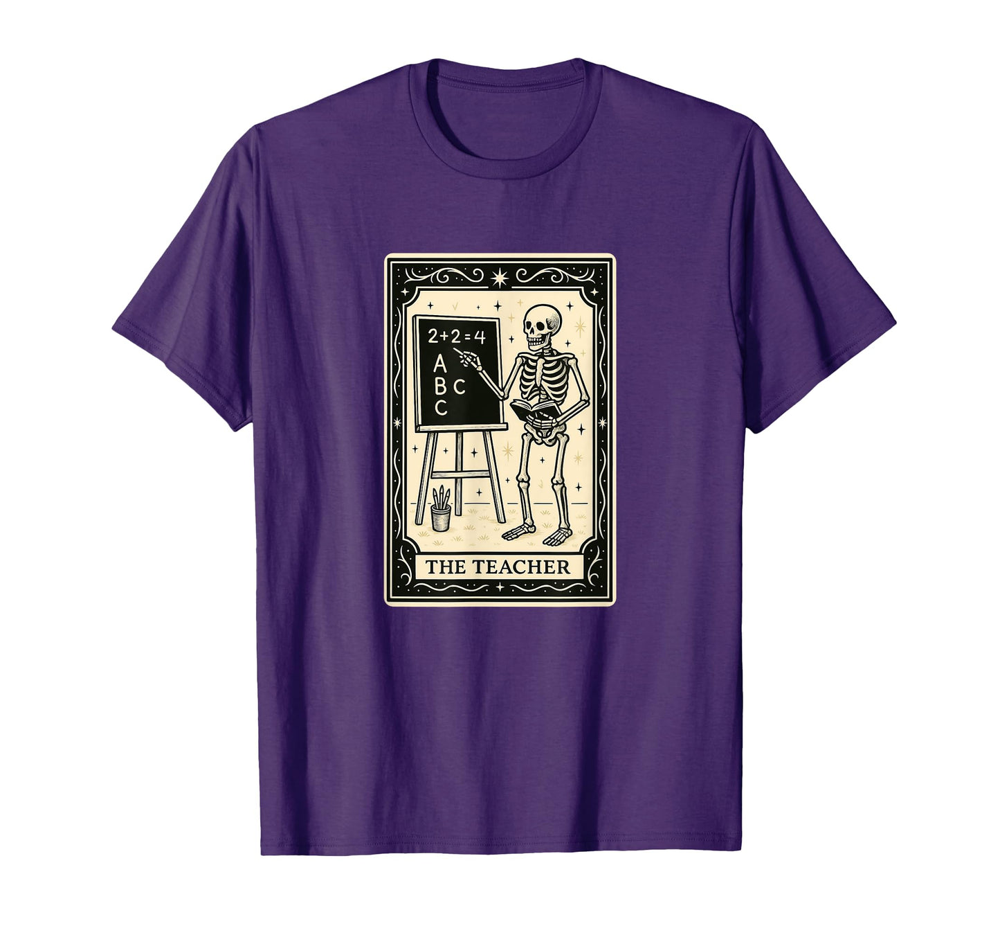 The Teacher Tarot Card - Halloween Spooky Gothic School T-Shirt