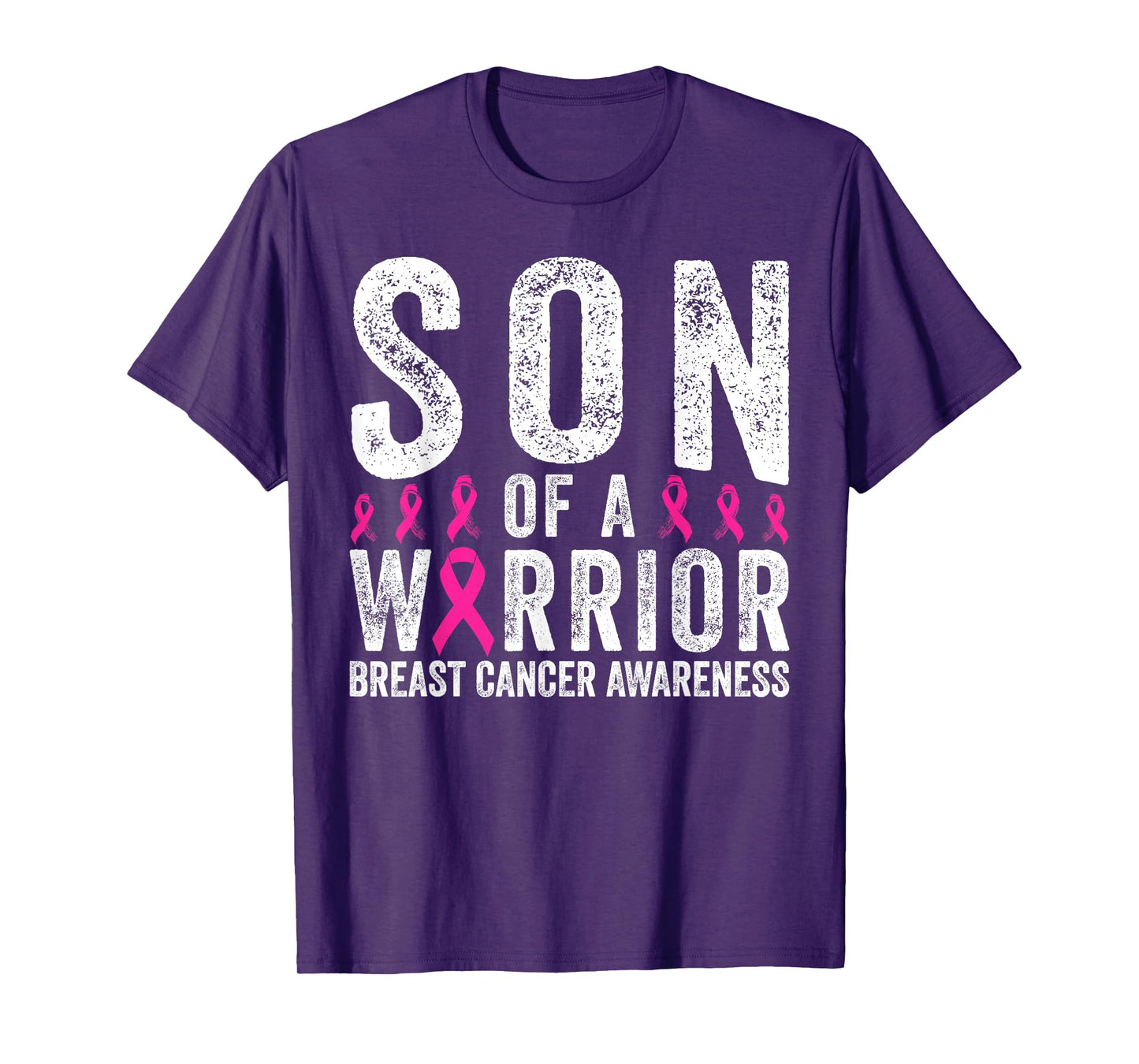 Son of A Warrior Breast Cancer Awareness T-Shirt