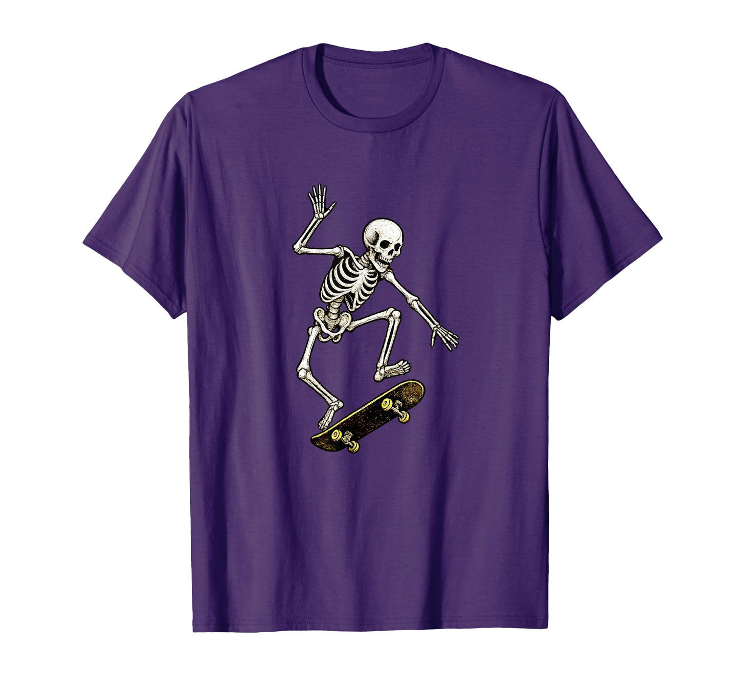 Skeleton Skateboarder Skateboarding Skater Skateboard T-Shirt