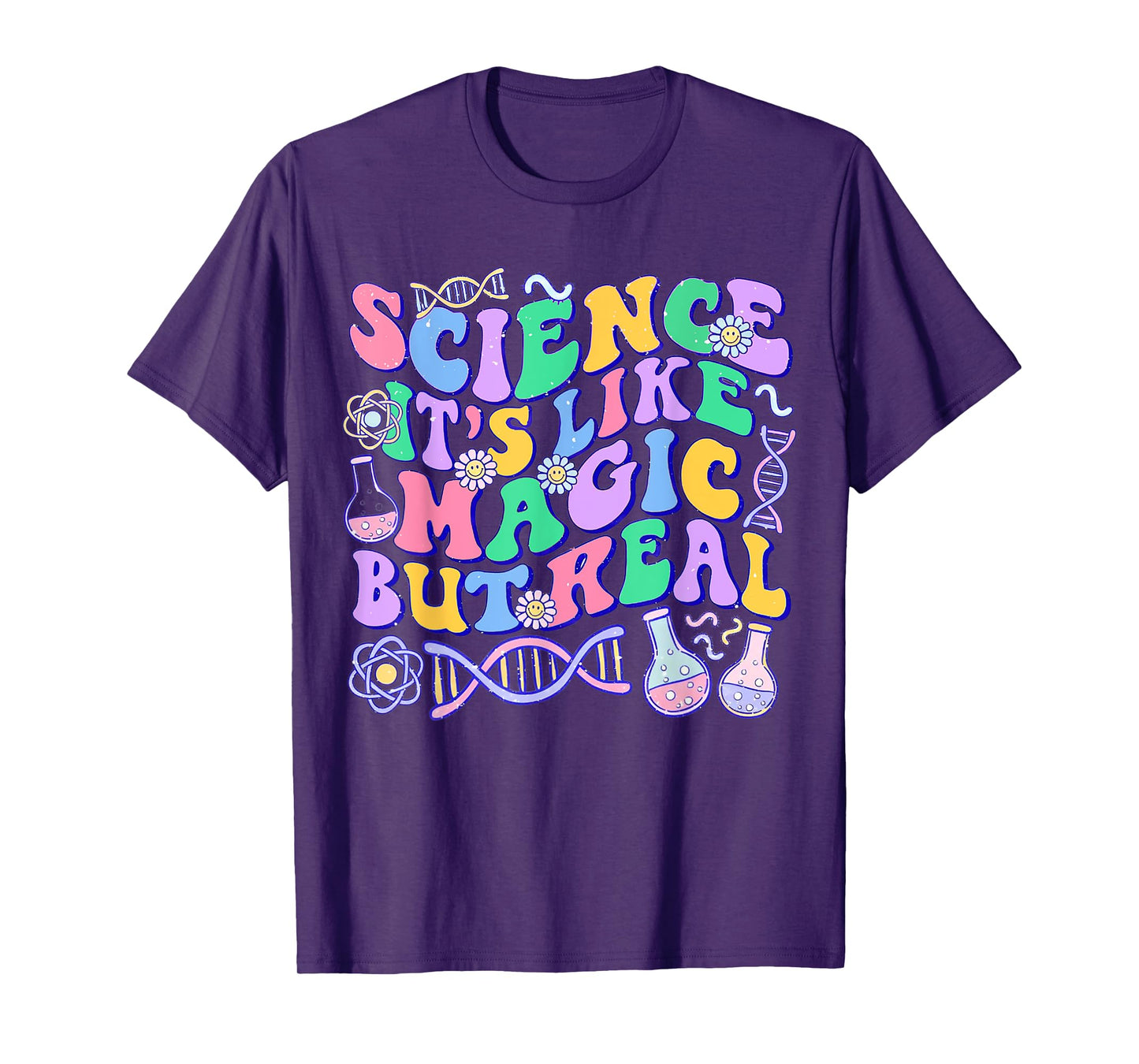 Teacher Chemistry Humor Science It's Like Magic But Real T-Shirt