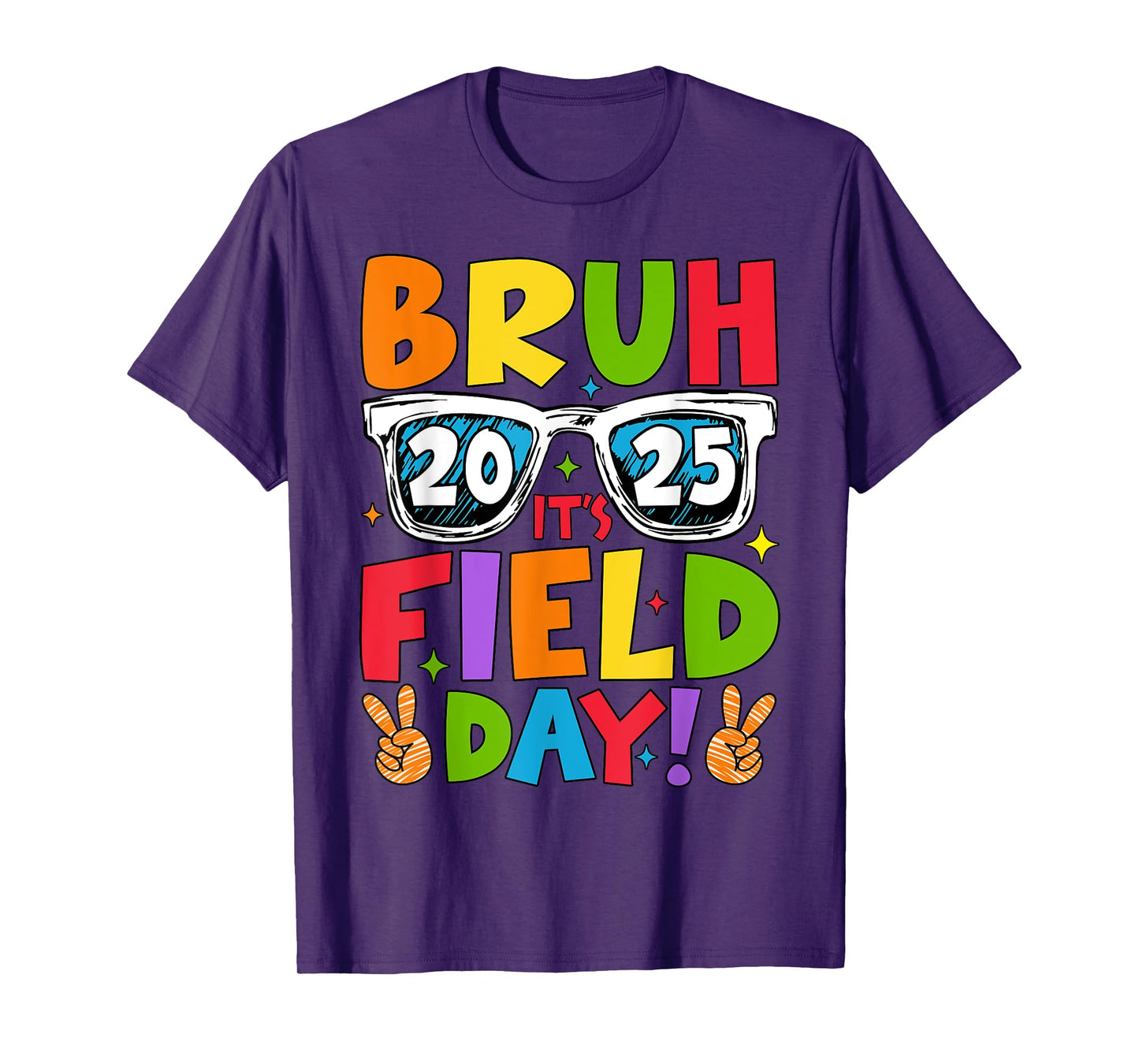 Bruh It's Field Day Teacher Boys Girls Kids Field Day 2025 T-Shirt