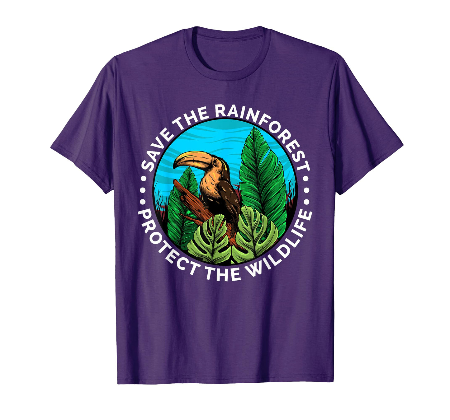 Save The Rainforest Protect The Wildlife Earth Day T-Shirt