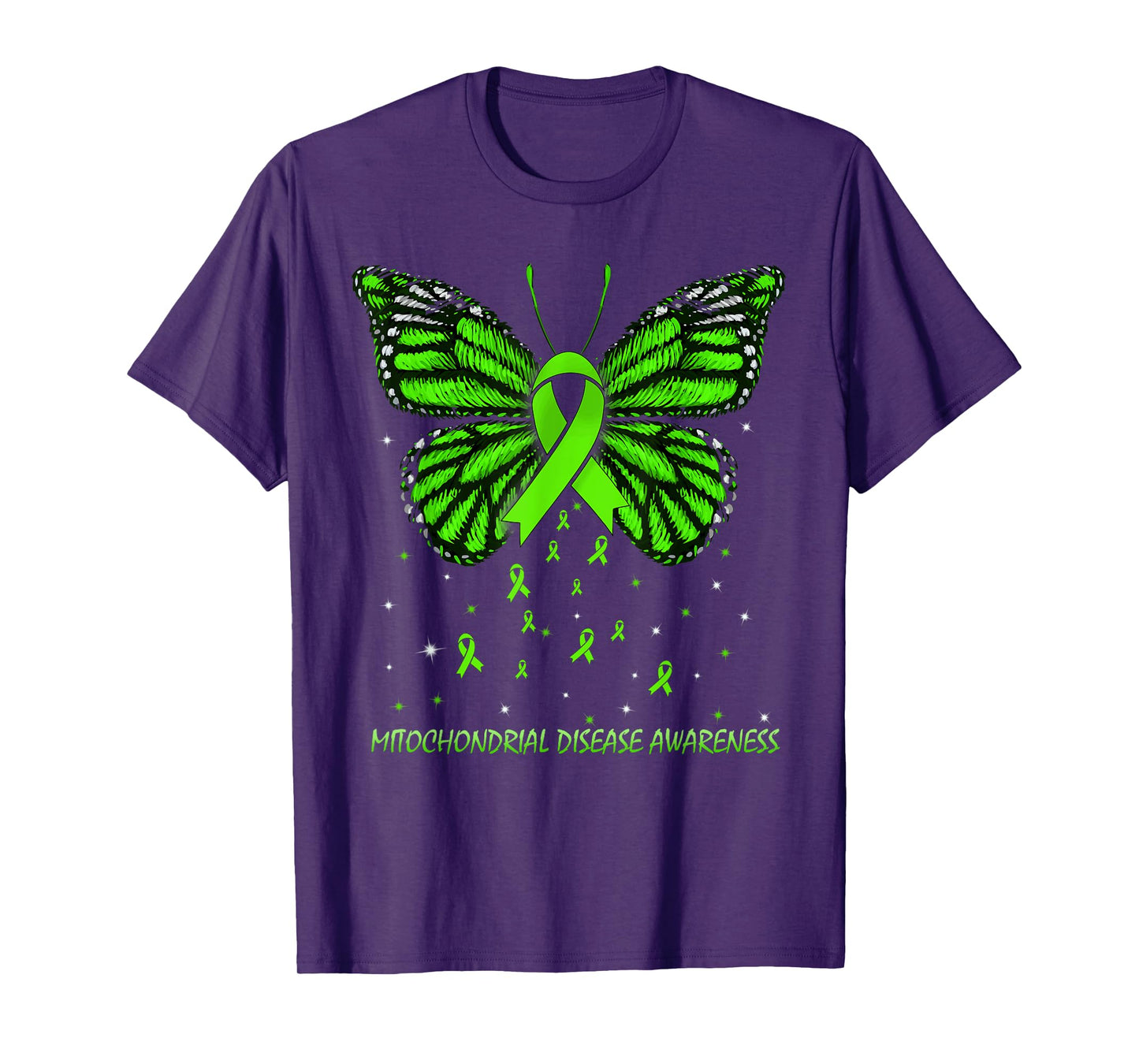 Mitochondrial Disease Awareness Butterfly T-Shirt