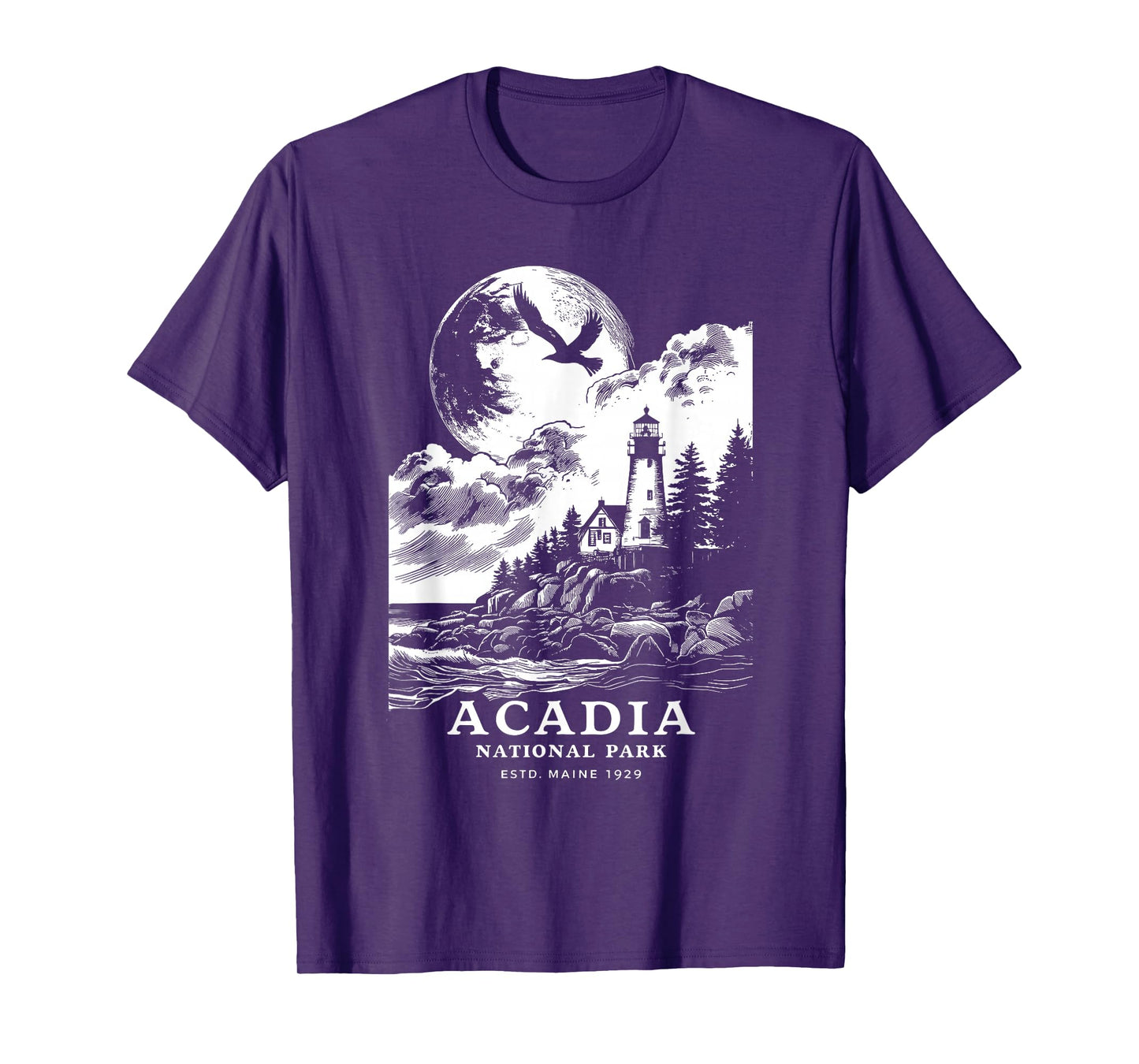 Acadia National Park Maine Vacation Souvenir Outdoors T-Shirt