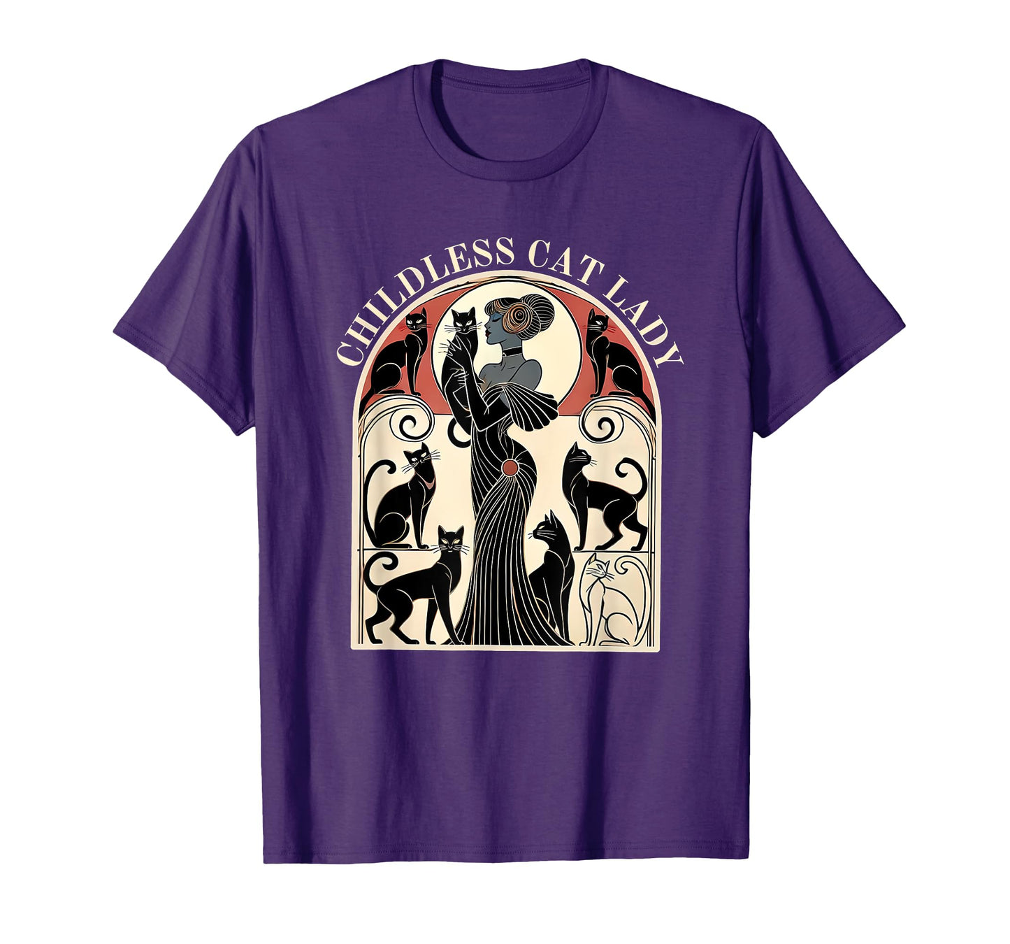 Childless Cat Ladies Cat Karma Retro Funny T-Shirt