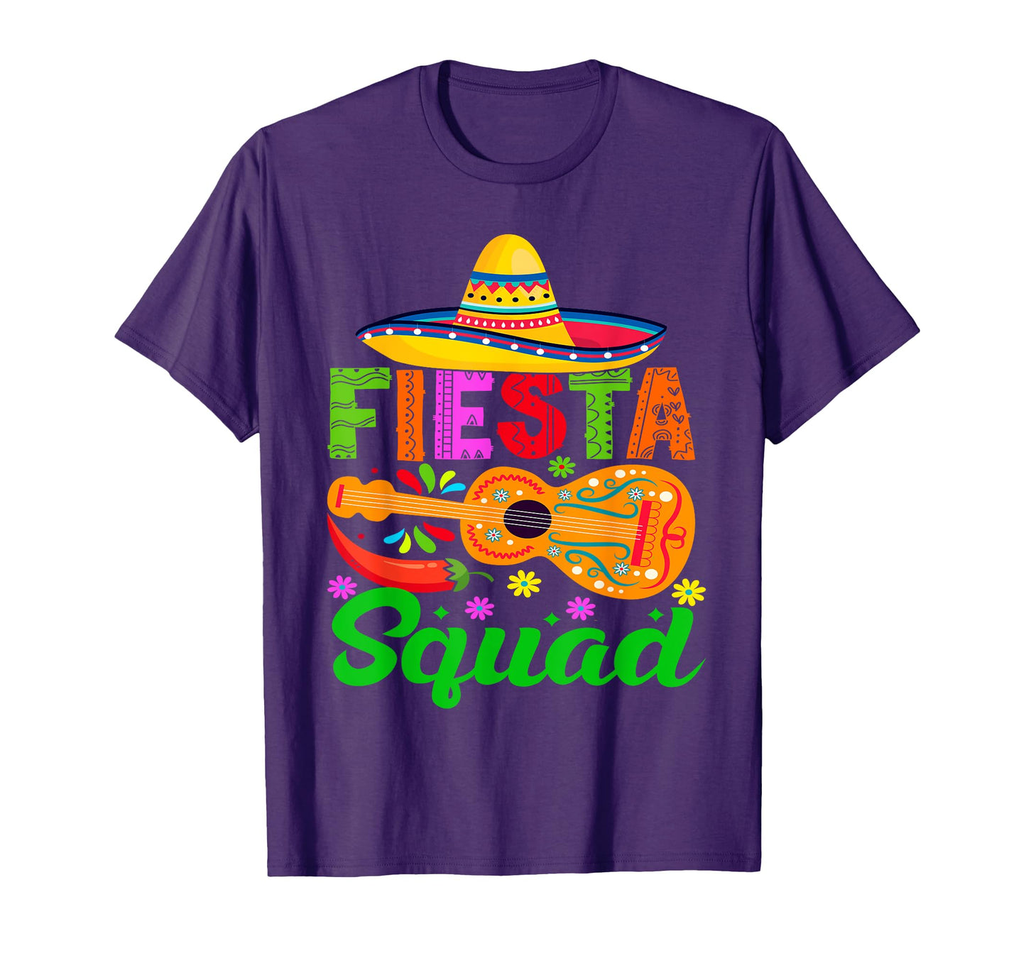 Fiesta Squad Cinco De Mayo for Women Men Boys Girls T-Shirt