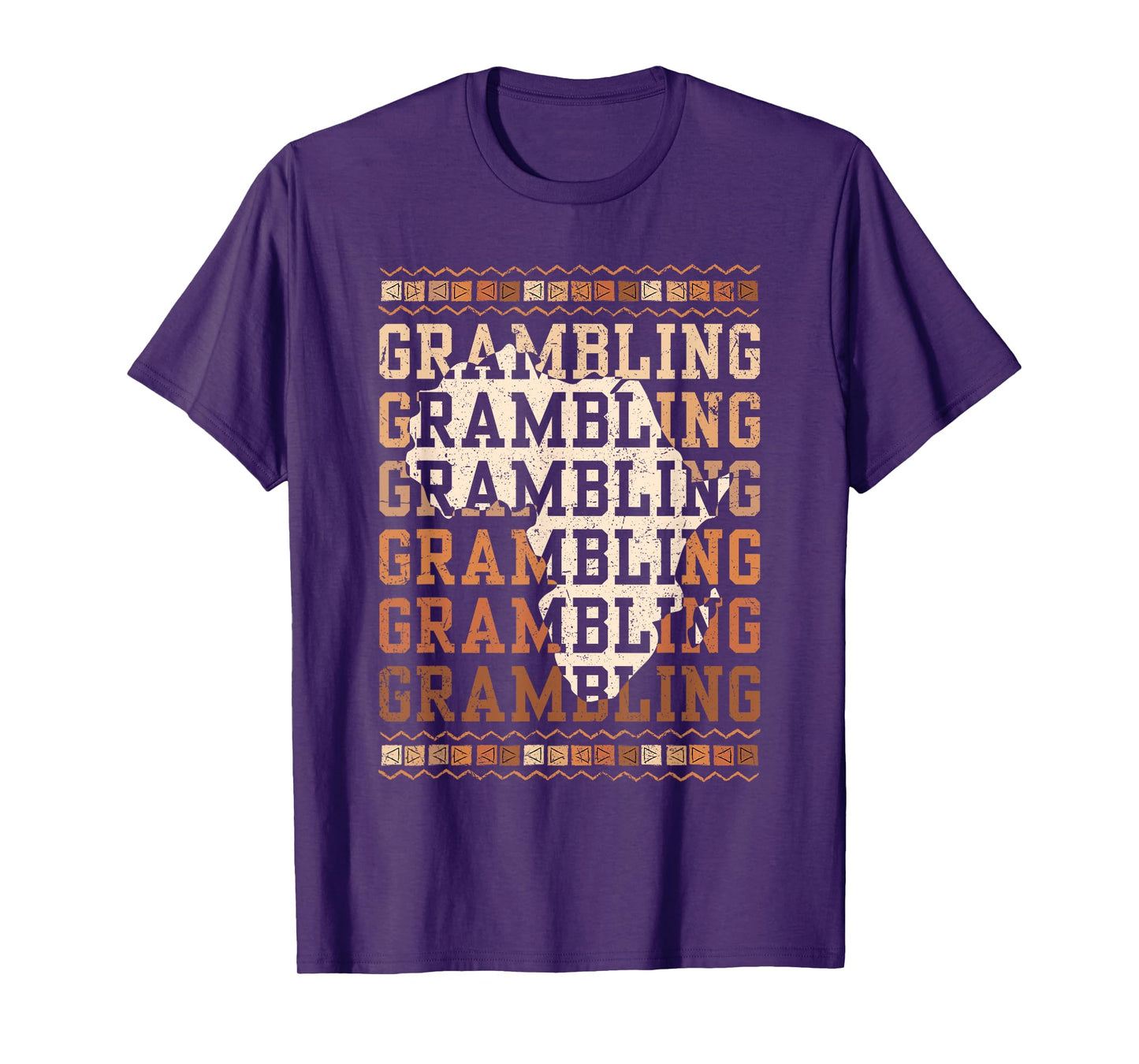 Grambling HBCU with Africa Alumni Historical Black College T-Shirt