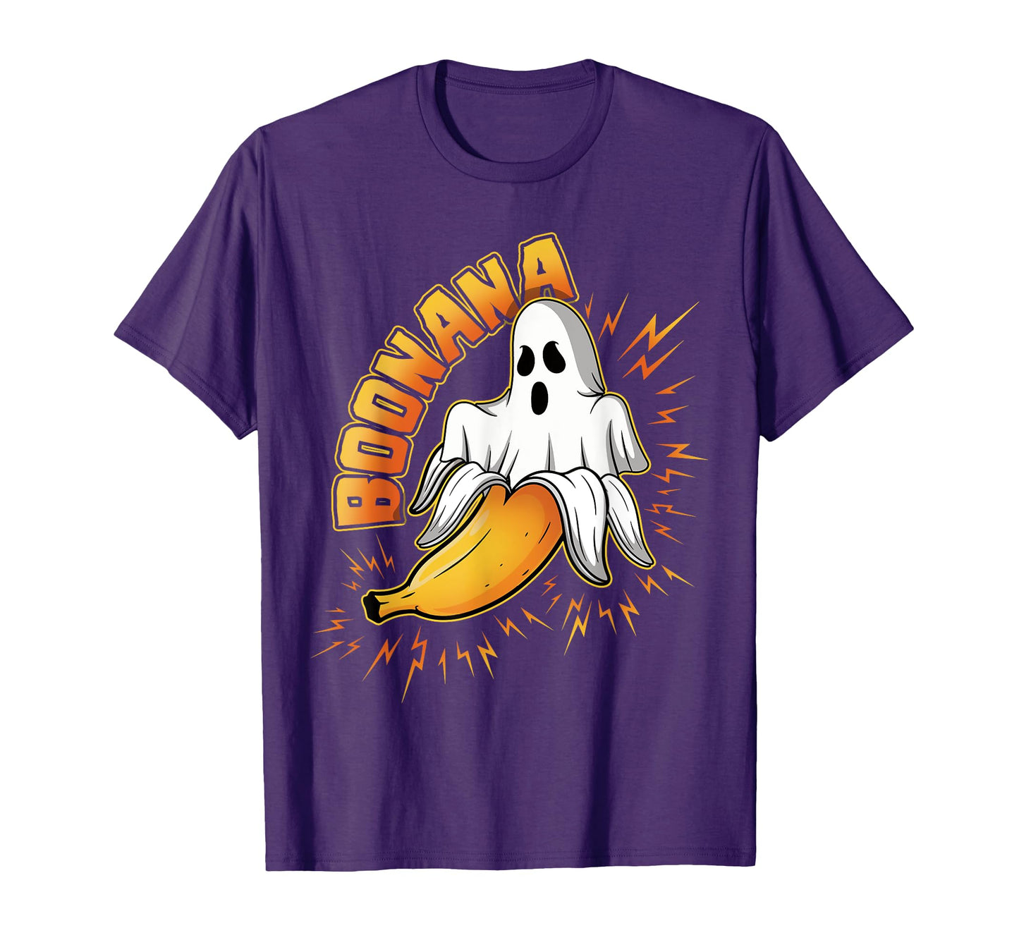 Boonana Banana Ghost Spooky Halloween Funny Banana T-Shirt