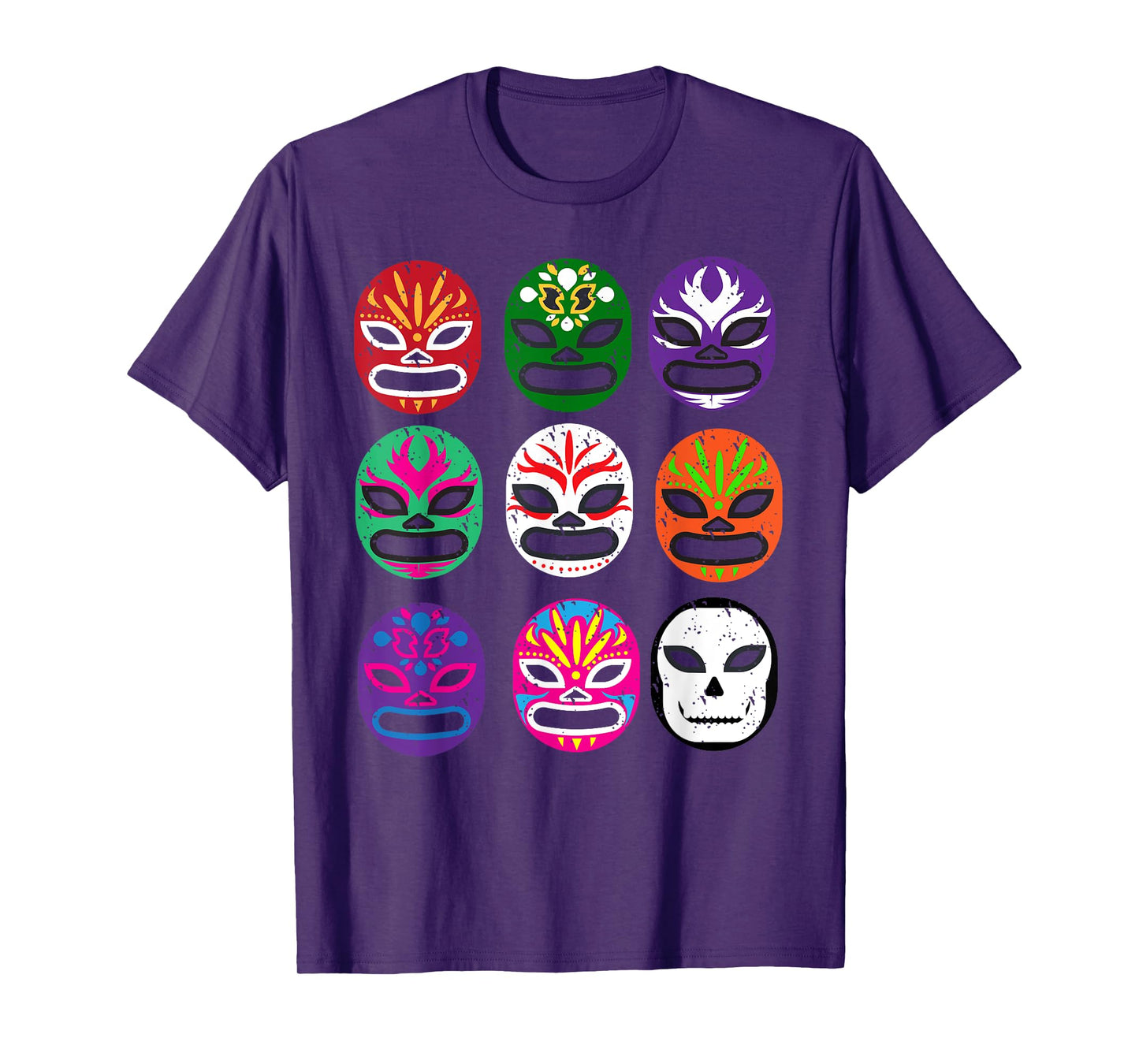 Lucha Libre Masks Shirt Mexican Wrestling Mask T Shirt T-Shirt