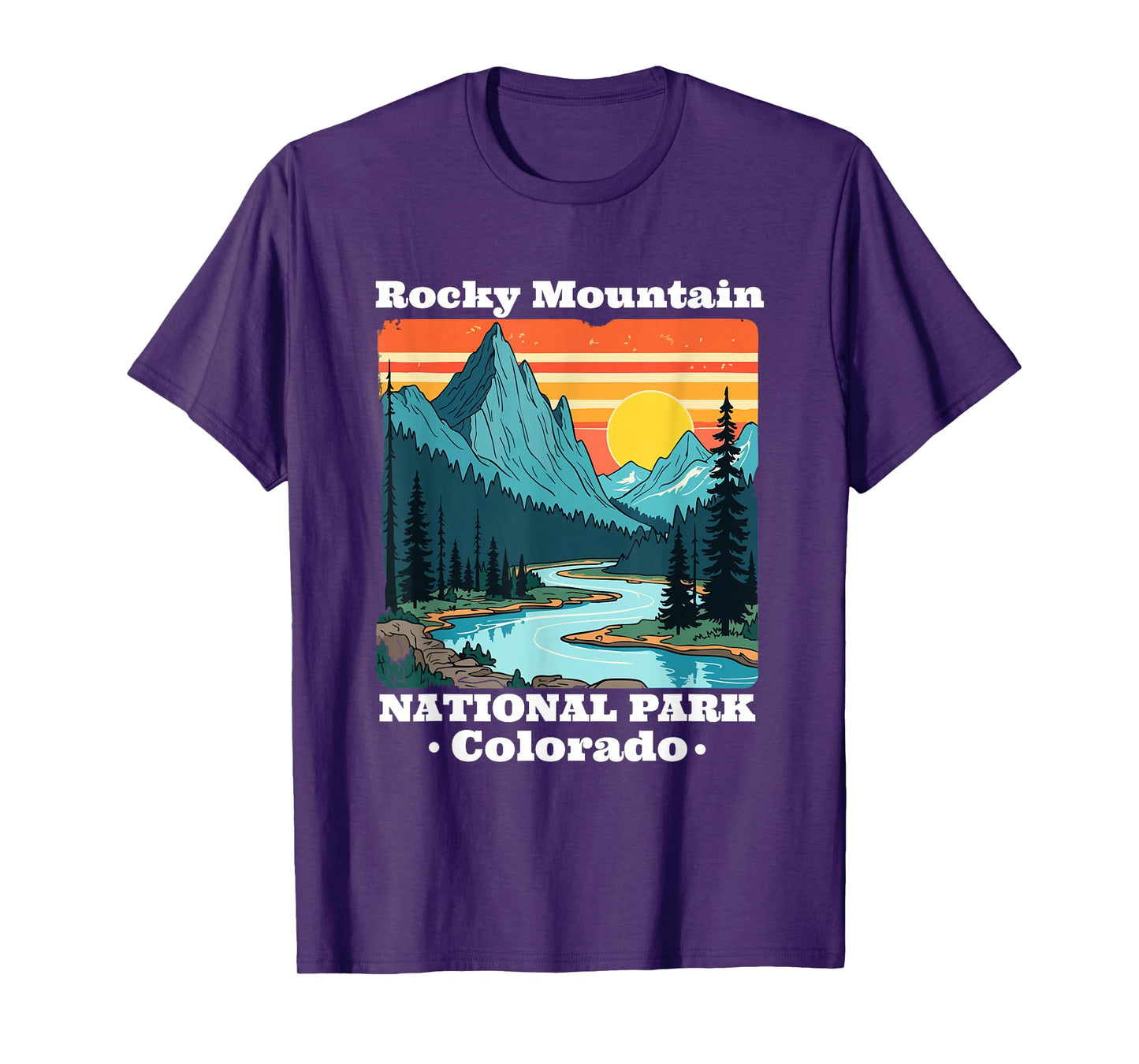 Colorado Rocky Mountain National Park Souvenir Men Women T-Shirt