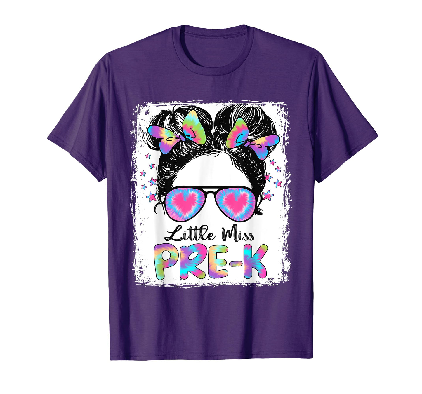 Little Miss Pre-K Girl Back To School Shirt Pre Kindergarten T-Shirt