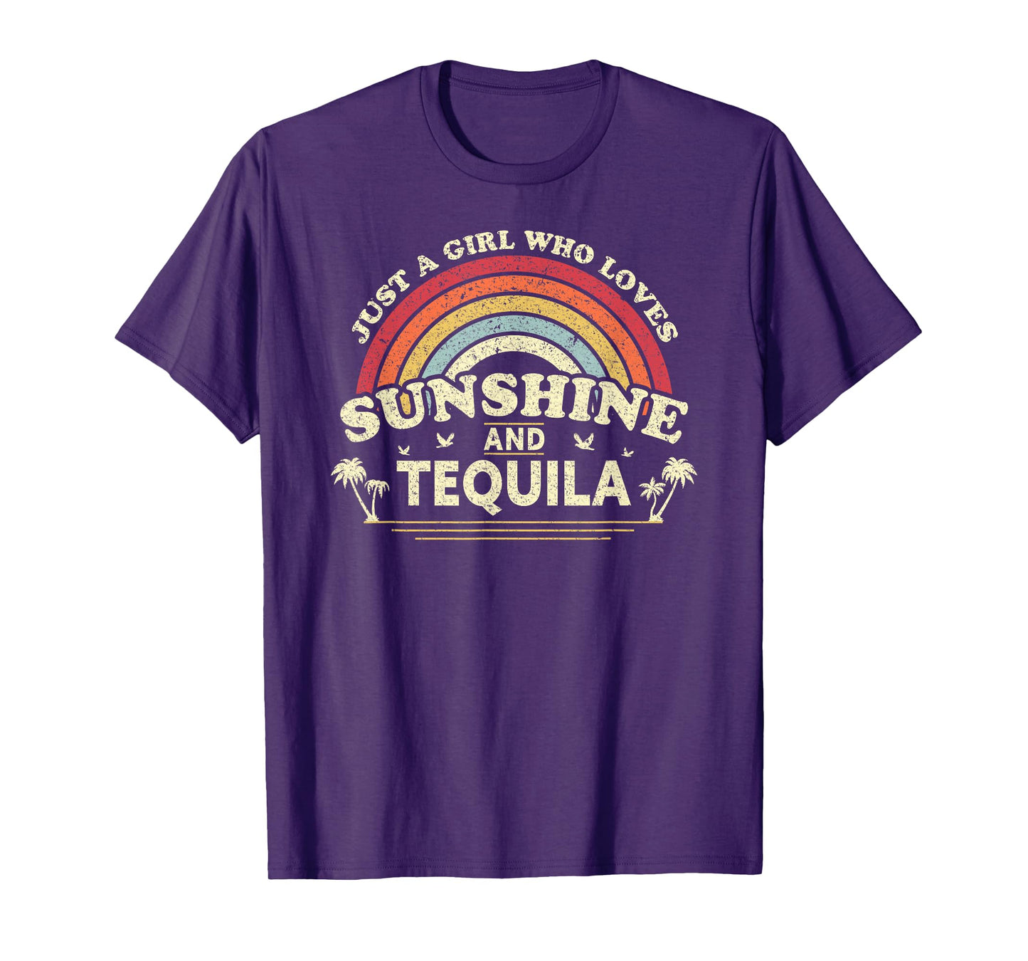 Tequila Shirt. Just A Girl Who Loves Sunshine And Tequila T-Shirt