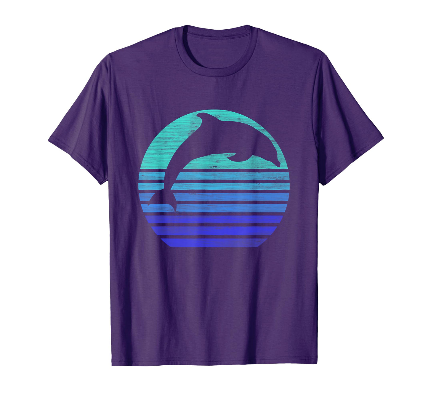 Retro dolphin silhouette T-Shirt