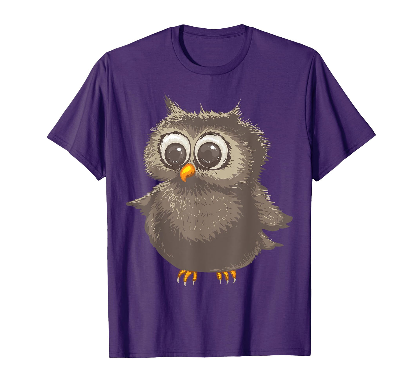 Funny Brown Owl | Cool Happy Big Owl Lovers Gift T-Shirt