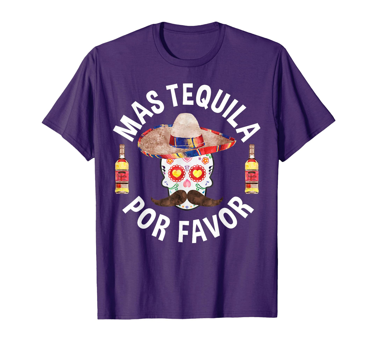 Mas Tequila Por Favor Shirt Men Women Cinco De Mayo T-Shirt