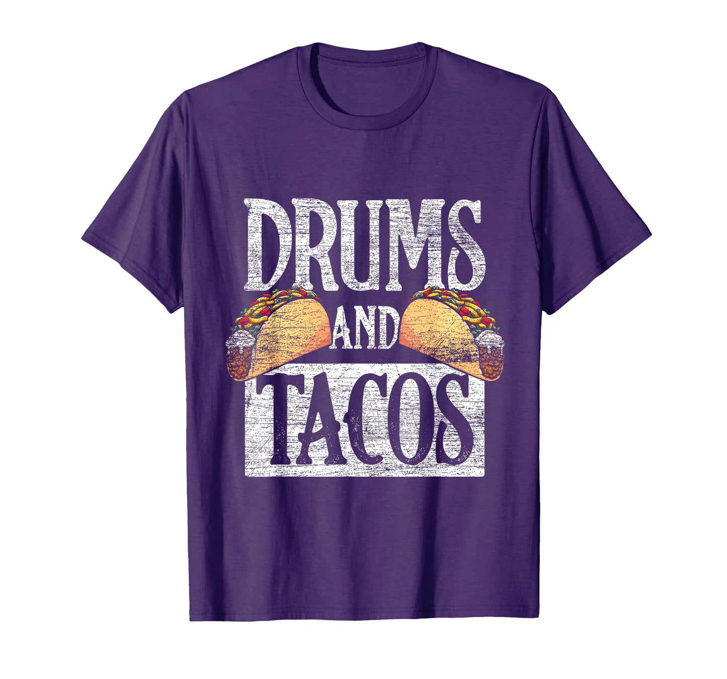 Tacos Cinco De Mayo Music Drummer Drums T-Shirt
