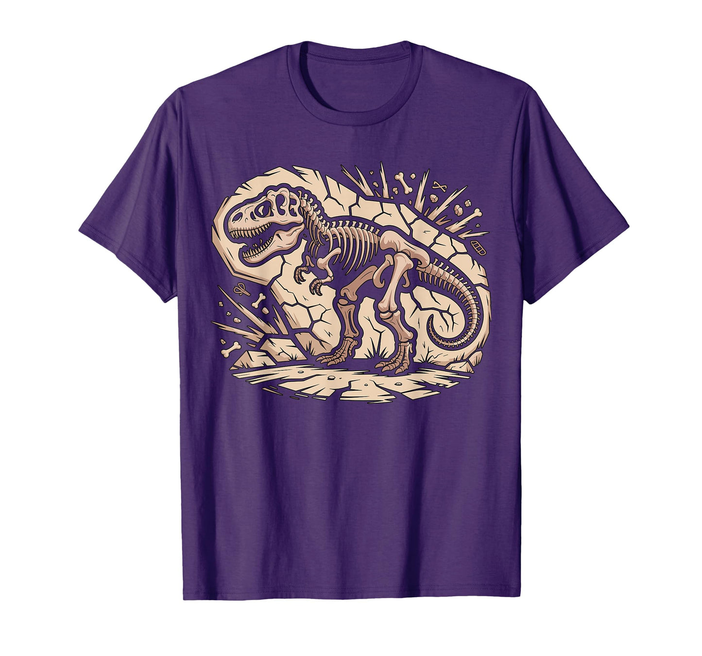 Vintage Dinosaur Skeleton Fossil T-Shirt