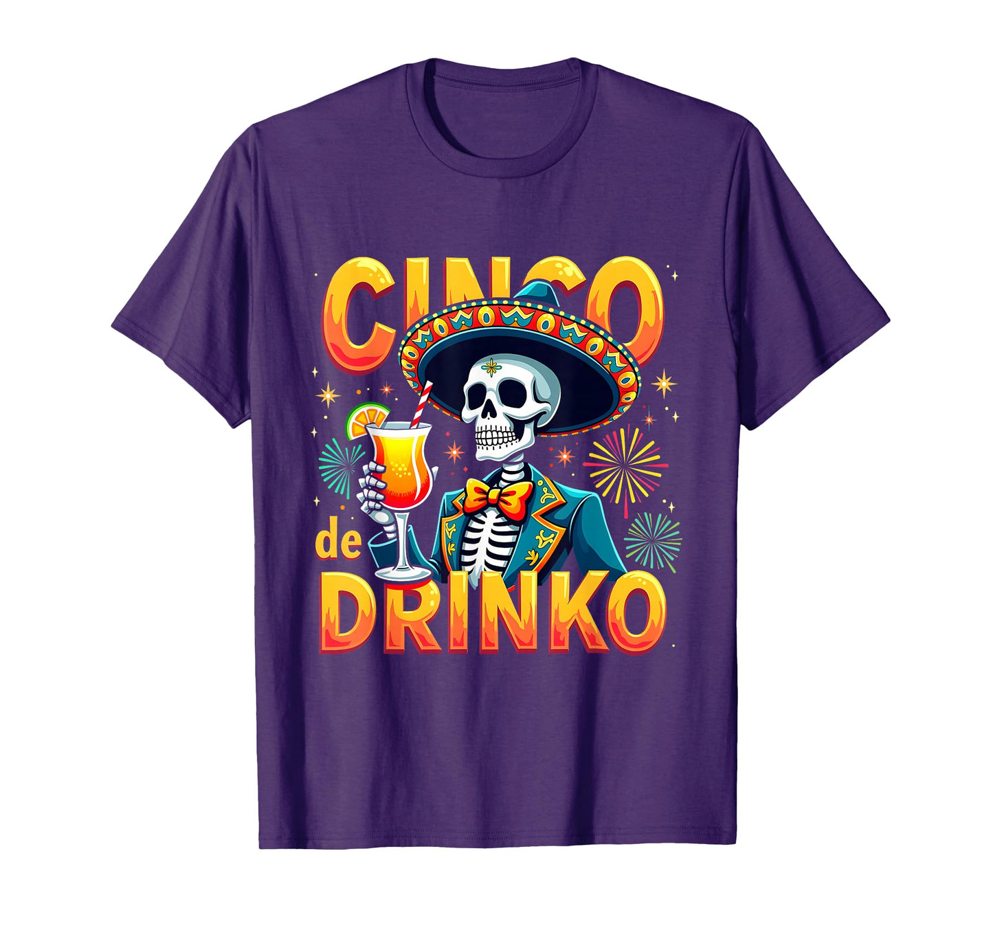 Funny Mexican Cinco de Drinko Cinco De Mayo Fiesta T-Shirt