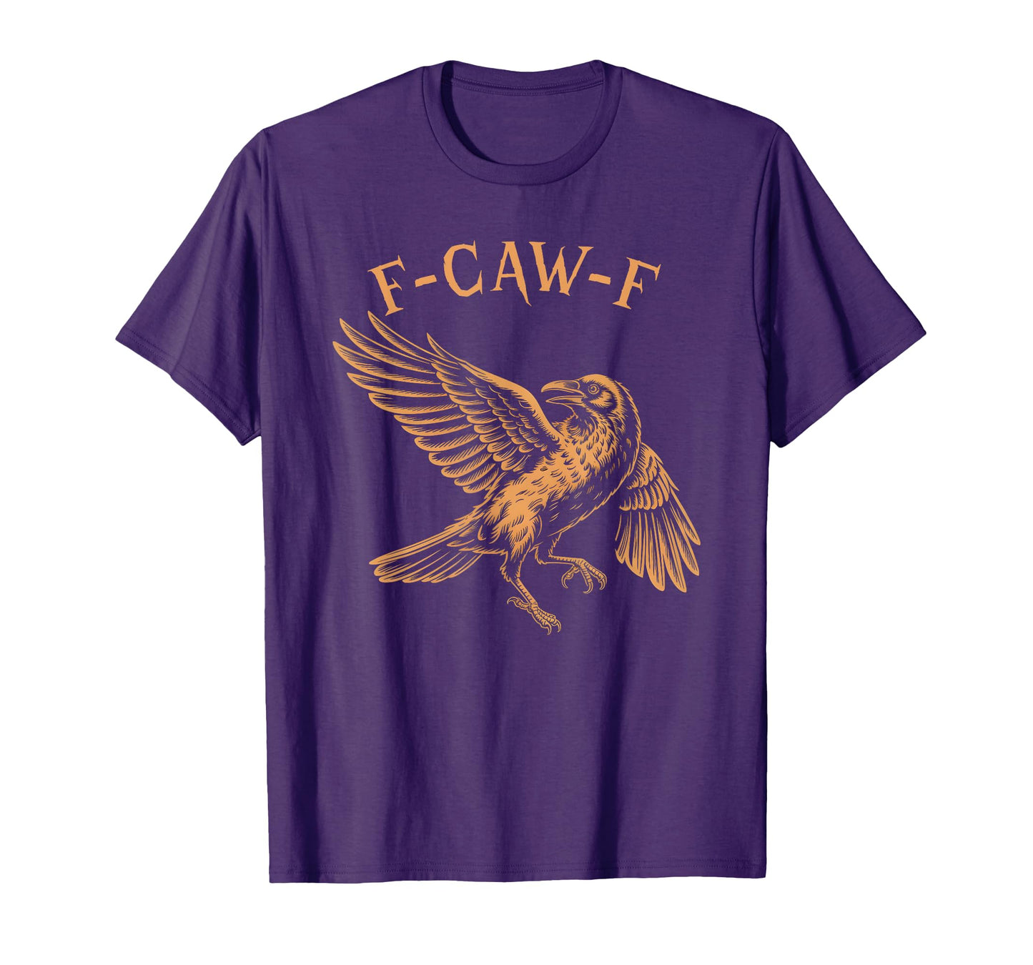 F-Caw-F Black Crow Gothic Raven T-Shirt