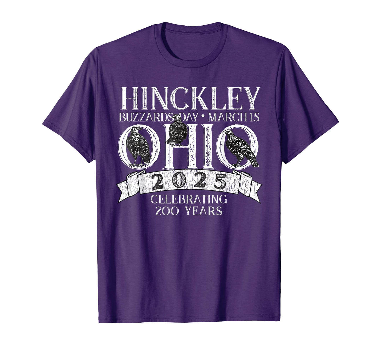 Hinckley Township 2025 Turkey Buzzard March Return 200 Years T-Shirt