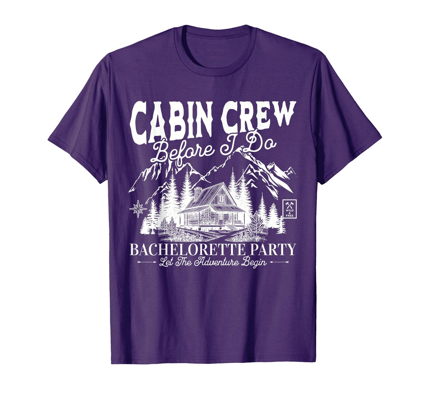 Cabin Crew Before I Do Camp Bach Bachelorette Party Matching T-Shirt